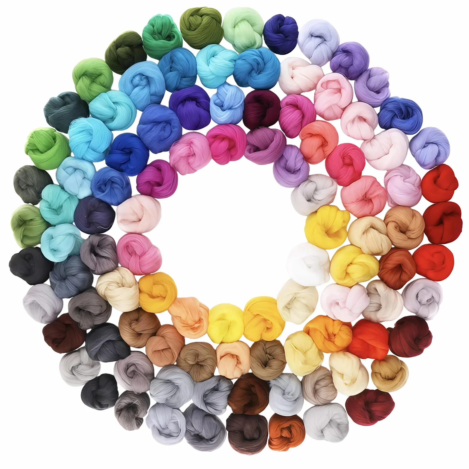 GOMETY Lana de fieltro de 100 colores, juego de 300 g, 100 × 3 g, lana de cuento de hadas de lana de oveja, lana merino premium para fieltro húmedo y seco, lana de fieltro de aguja multicolor para