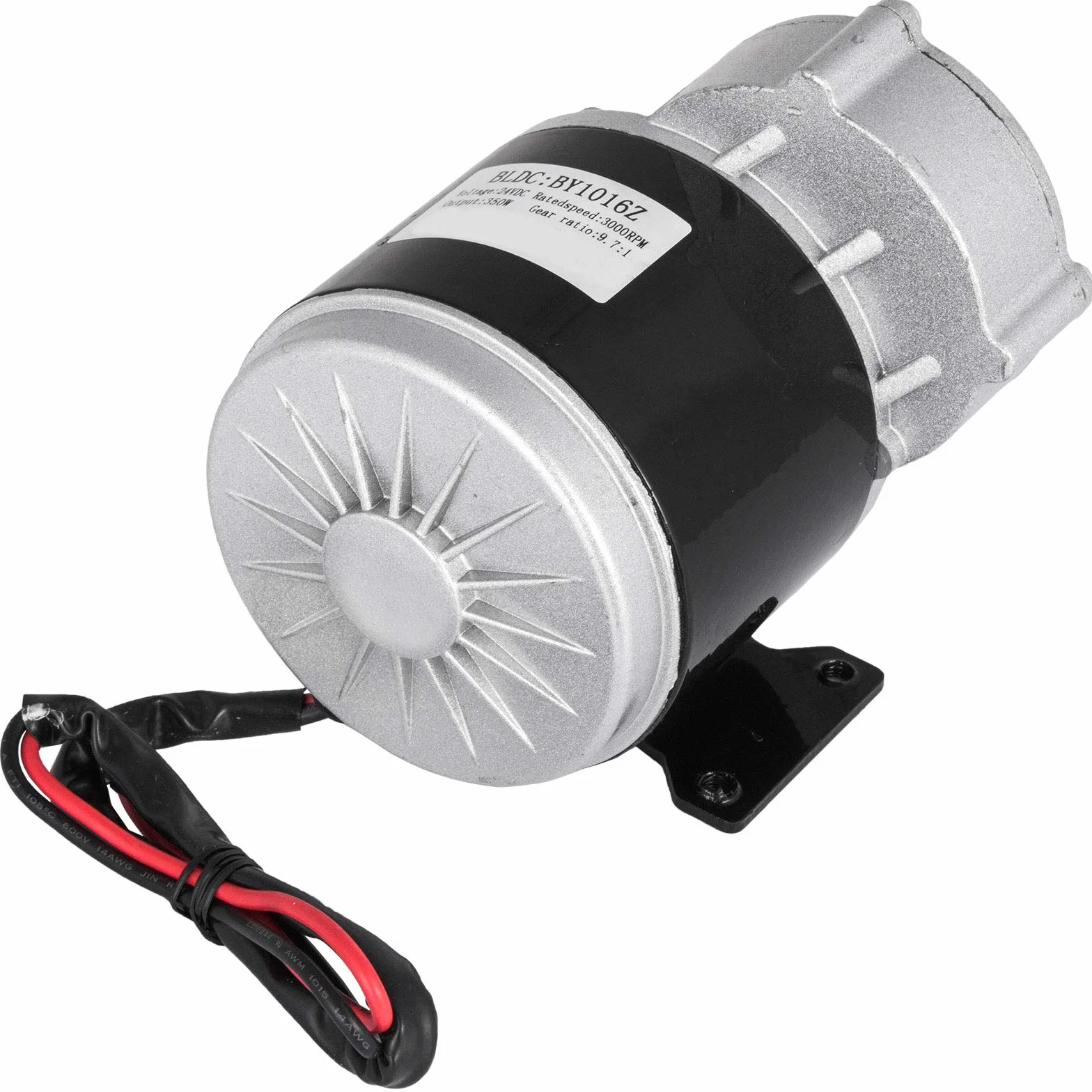 Motor 24 V CC 350 W con cepillos para bicicleta eléctrica
