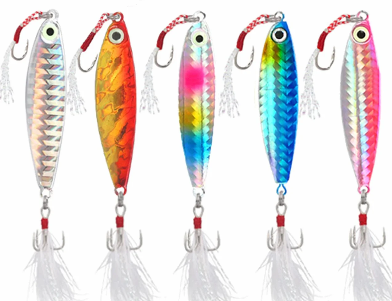 5 Piezas Señuelos Artificiales De Pesca, Flotantes y Duros, Cebos de Mar Spinning para Trucha, Lubina, Perca, Lucio