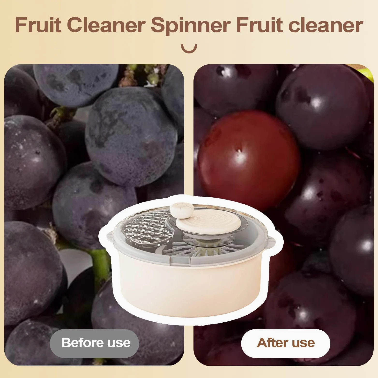 Centrifugadora para ensaladas - Secador de cocina giratorio, para verduras | Para la preparación de comidas Bayas Productos frutas y hortalizas Alimentos de cocina Lechuga Ensalada Fresa