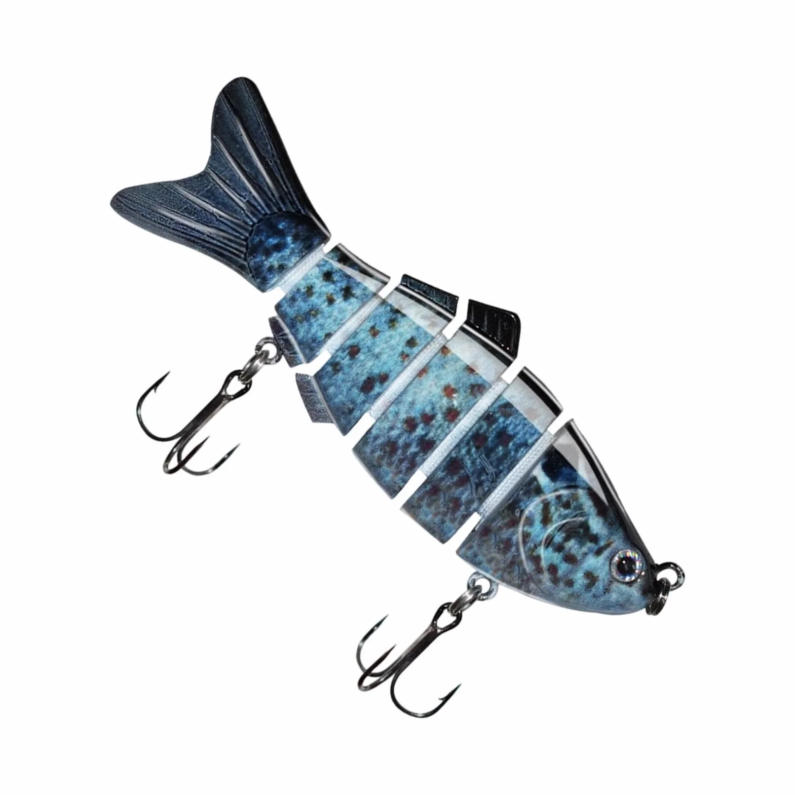 Señuelos para Black Bass, Equipo de Captura con Diseño de 6 Segmentos | Señuelo Duro para Pesca de Bass
