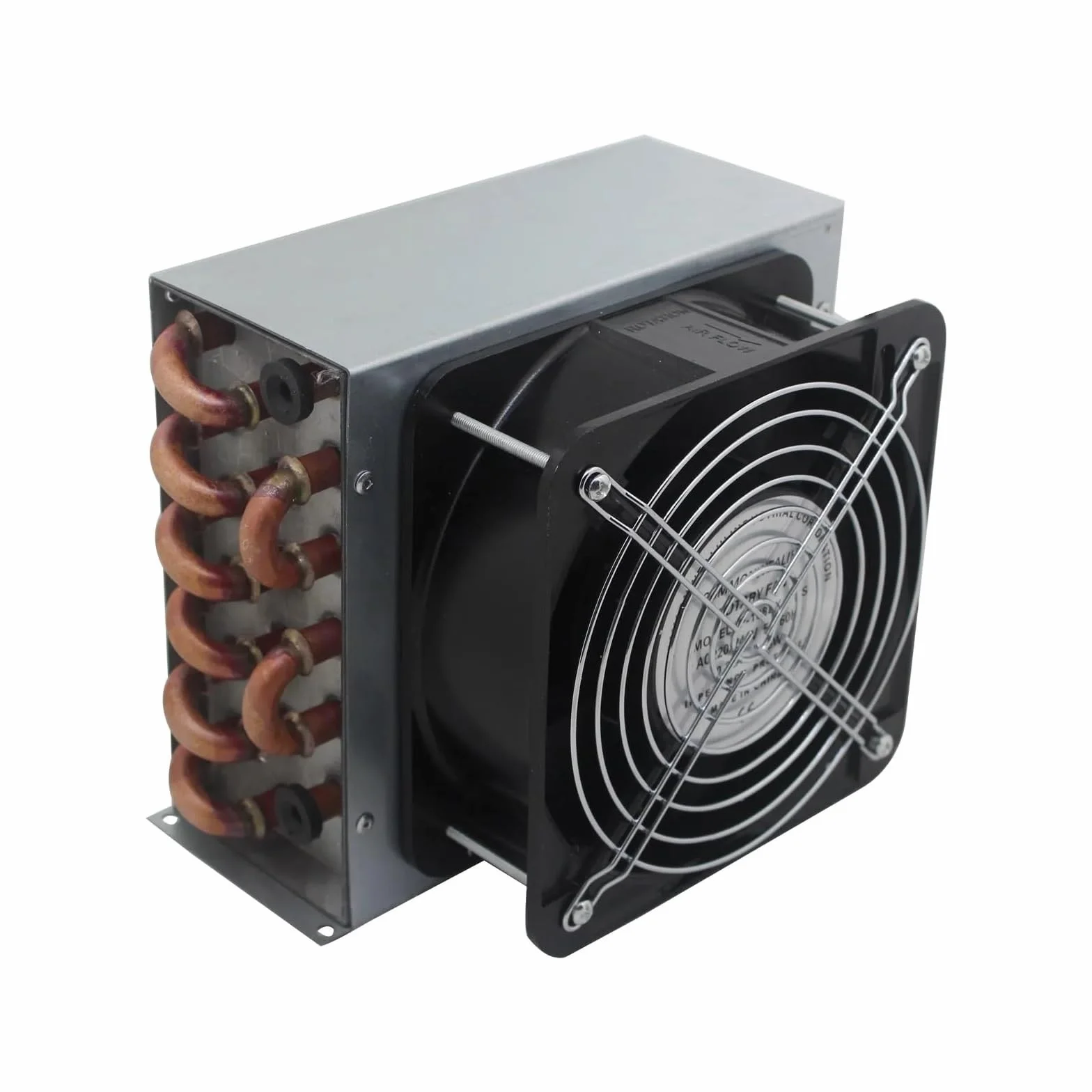 Enfriador de Mosto Intercambiador De Calor Tubos For Refrigeración Física, Bobina Condensador, Refrigerador, Aletas Aluminio, Pequeño Con Carcasa Cobre(2x6x155-150mm)