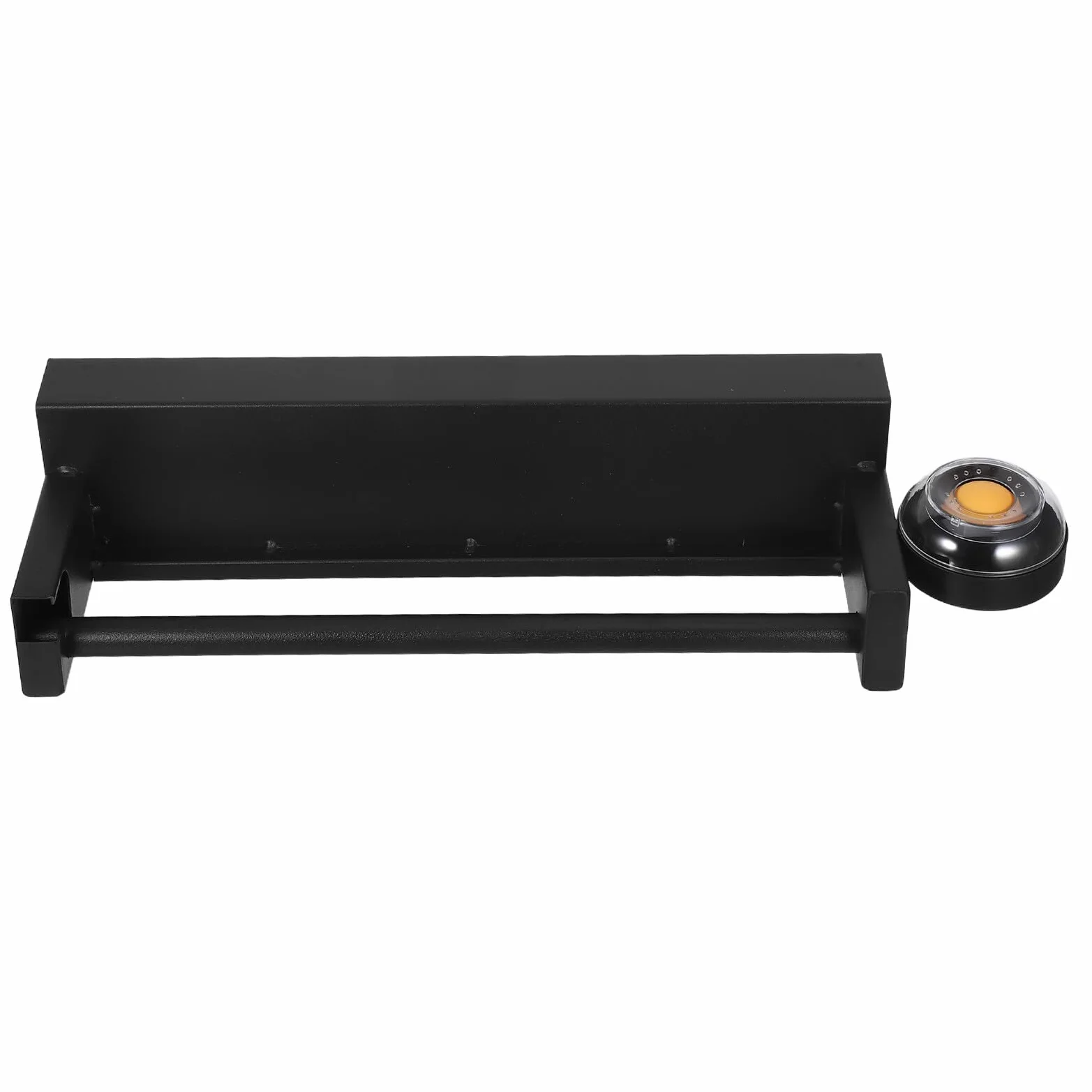 Cabilock Soporte para Bolsas de Cocina y Supermercado Negro Dispensador de Rollos y Dispositivo para Manos Húmedas Montaje Lateral Organizador Resistente para Almacenamiento en Tienda y