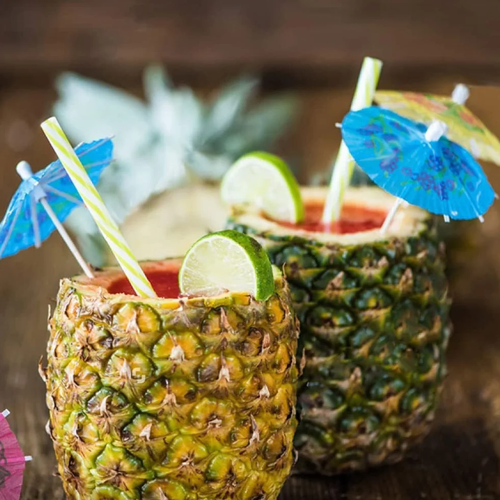 Paraguas de Cóctel,50 Piezas Decoración de Cóctel,Sombrillas de Cóctel,Bebidas de Paraguas Paraguas De Cóctel de Papel para Fiesta Cumpleaños Playa Boda Bebidas Tarta Fruta