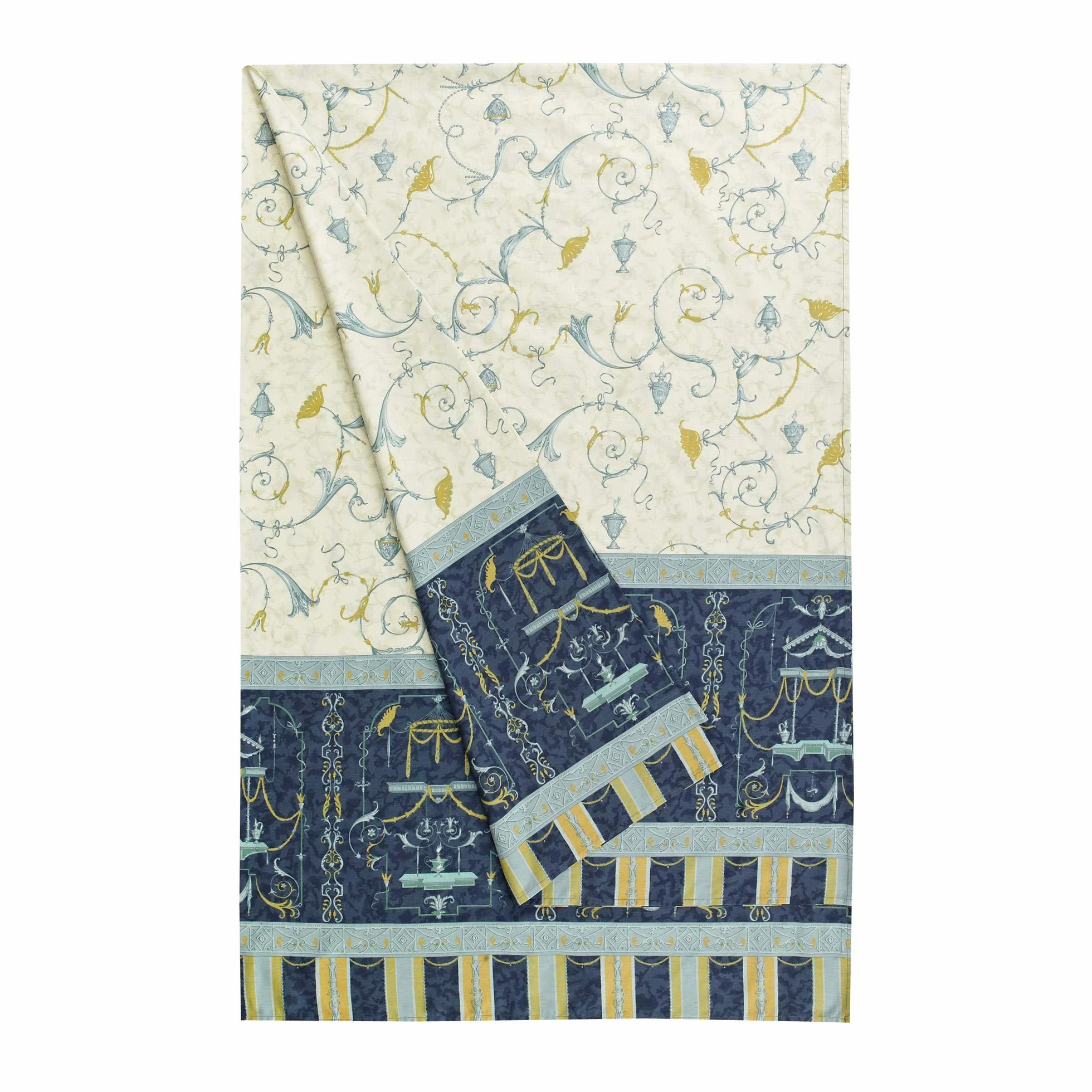 Bassetti OPLONTIS Granfoulard Algodón, Azul, 180 x 270 x 1 cm