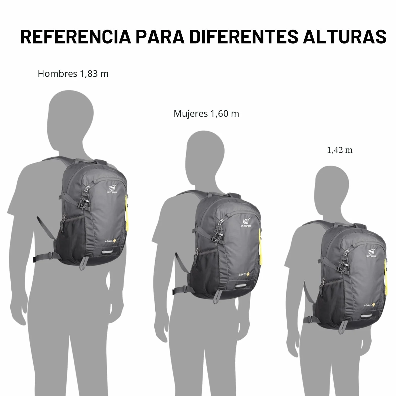 SKYSPER Mochila de Senderismo 20L Ultraligera para Hombre Mujer Trekking Camping