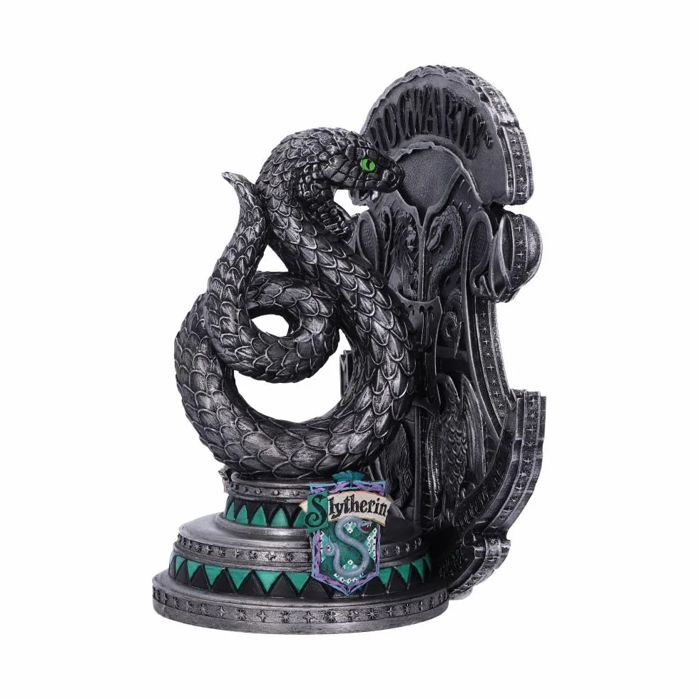 Nemesis Now Sujetalibros con Licencia Oficial de Harry Potter Slytherin, 20 cm, Plateado, B5958V2