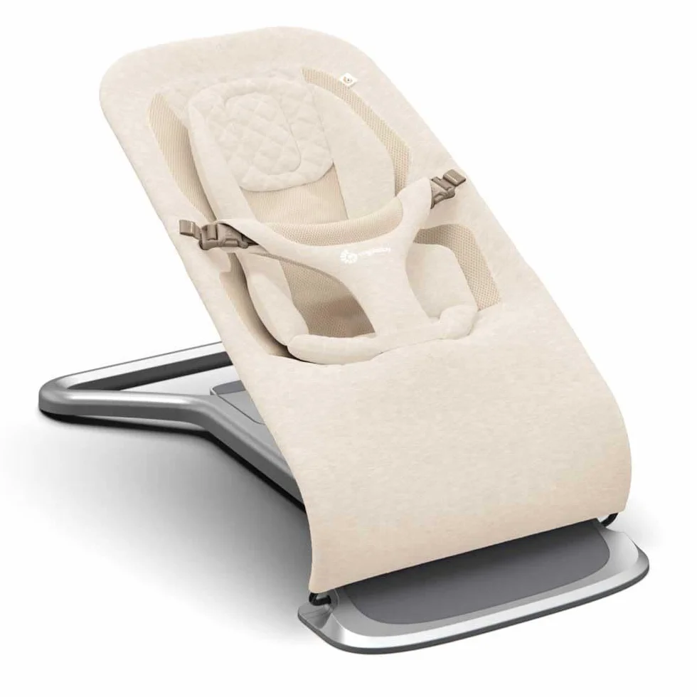 Ergobaby Hamaca 3 en 1 Evolve, hamaca ergonómica para recién nacidos, cojín para recién nacido (2,5 kg - 13,2 kg), Cream