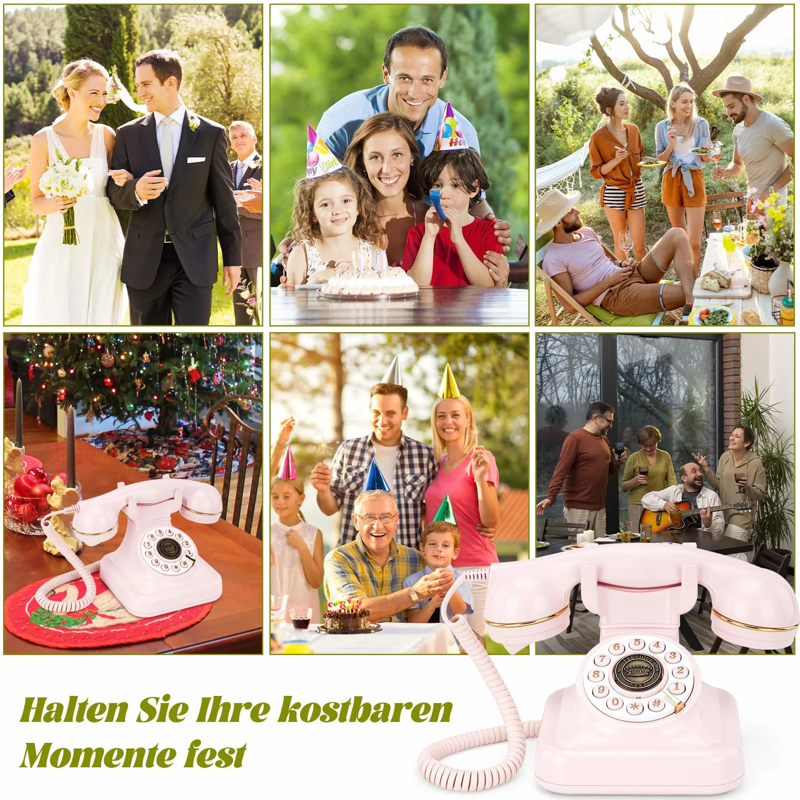 El teléfono de la boda del libro de invitados de audio puede grabar libros de invitados de audio personalizados para bodas, banquetes y fiestas y admite la reproducción de las voces en el propio