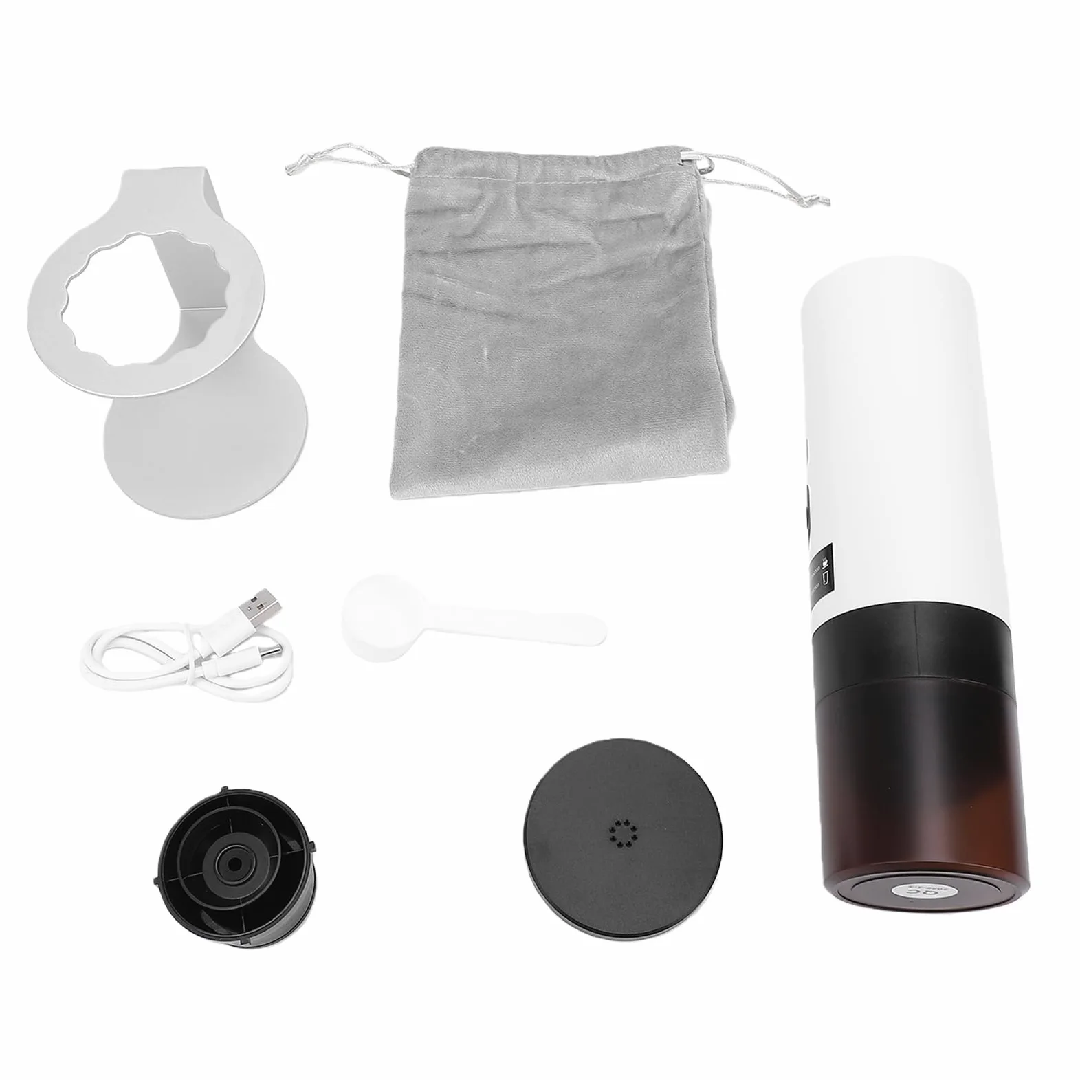 Cafetera Portátil Compacta Autocalentable, Cafetera a Presión de 20 Bares para Camping, Viajes y Oficina