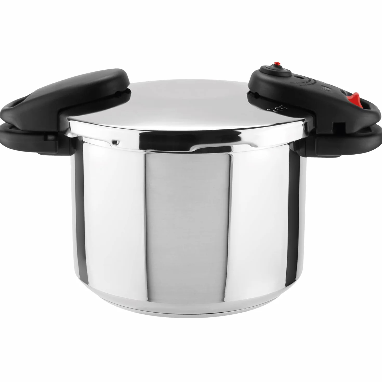 Magefesa Balance - Olla Express 6L, Acero Inoxidable 18/10, Bloqueo Automático, Todo Tipo de Fuegos, Induccion, Asas Termo Resistentes, Cocina Sana