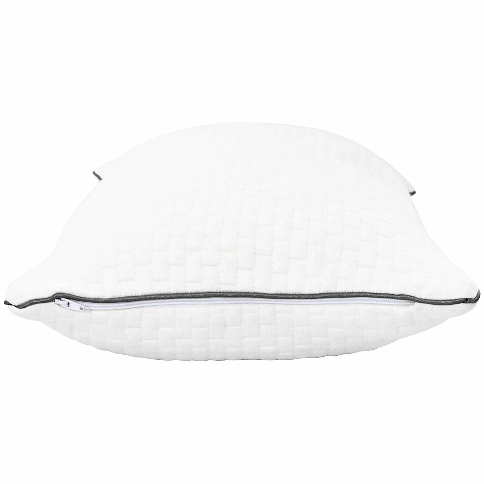 Shread - Almohada para dormir (50 x 30 x 11 cm, espuma viscoelástica, con funda transpirable y relleno ajustable para los lados, espalda y boca abajo, cama, sofá, habitación de invitados