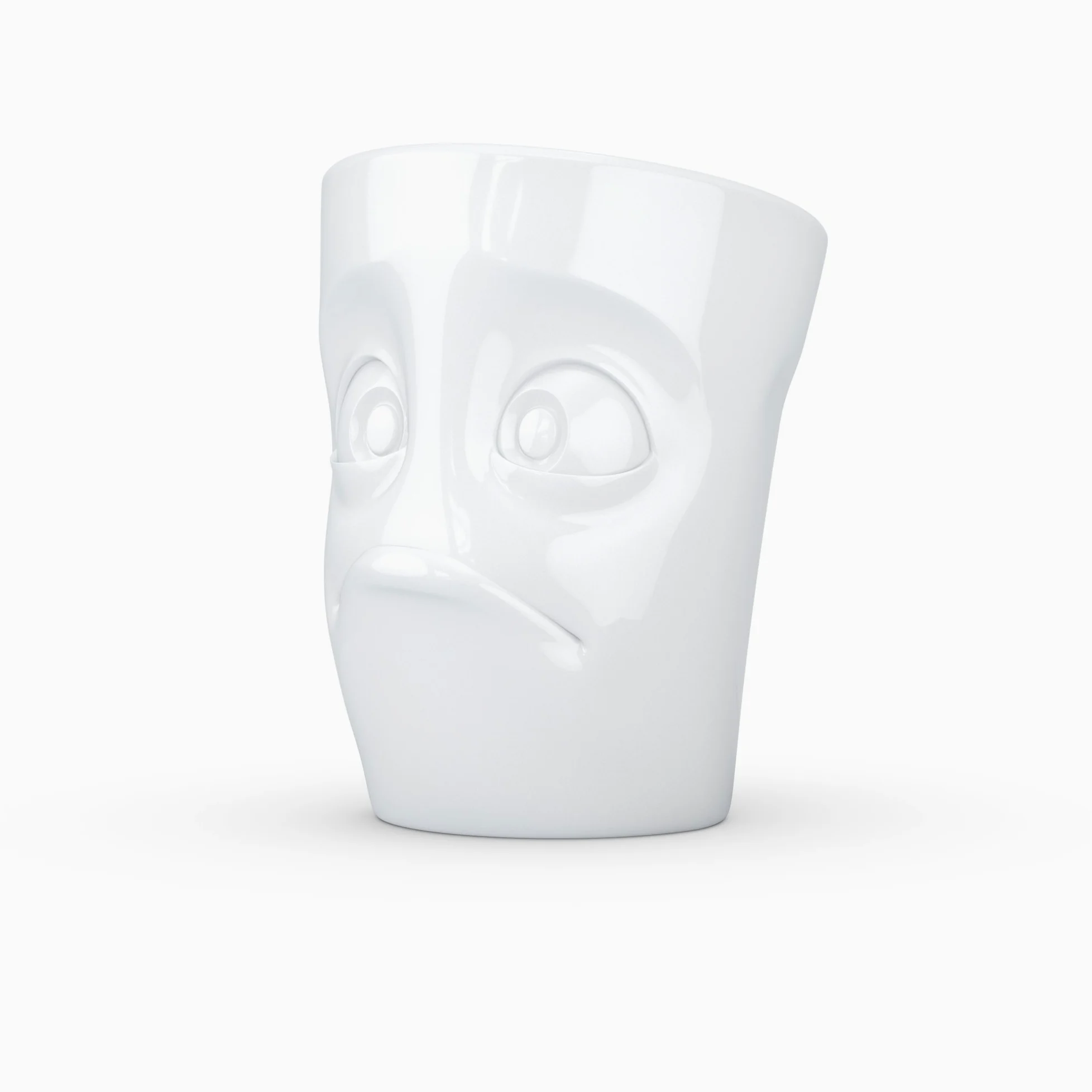 Fiftyeight - Juego de 2 tazas con asa (350 ml), color blanco