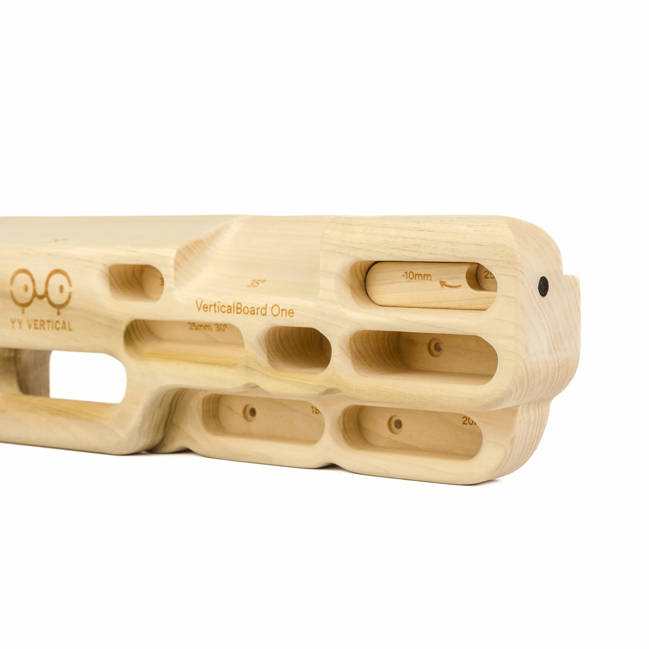 Verticalboard One Hangboard Completo Multipresa de Madera para Fuerza de Dedos y Dominadas