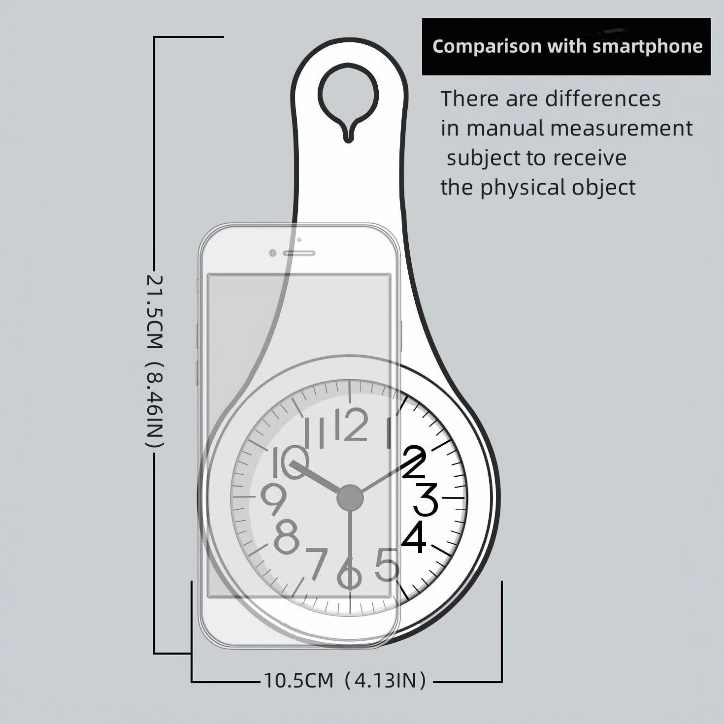 Mini Reloj de Ducha, Impermeable y Resistente a la Niebla, No-Tick Batería, Ventosa Reloj con Gancho Pequeño Agujero Sub, Cocina Hora Baño para la Vida Diaria Viajes Trabajo