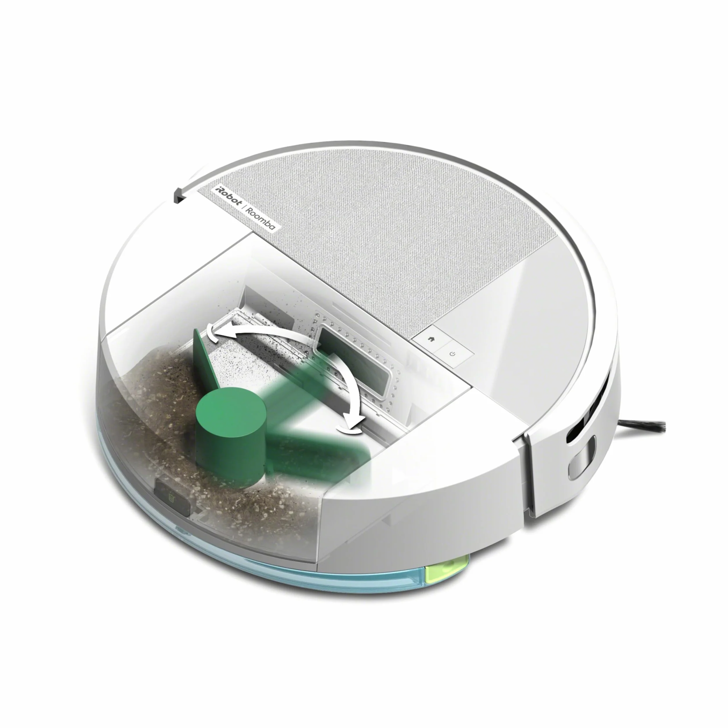 iRobot Roomba 205 DustCompactor Combo robot, compacta suciedad en interior, autonomía 60 días sin vaciar el robot, sin bolsa, succión potente, 7000Pa, navegación LiDAR, limpieza multisuperficie, App_B