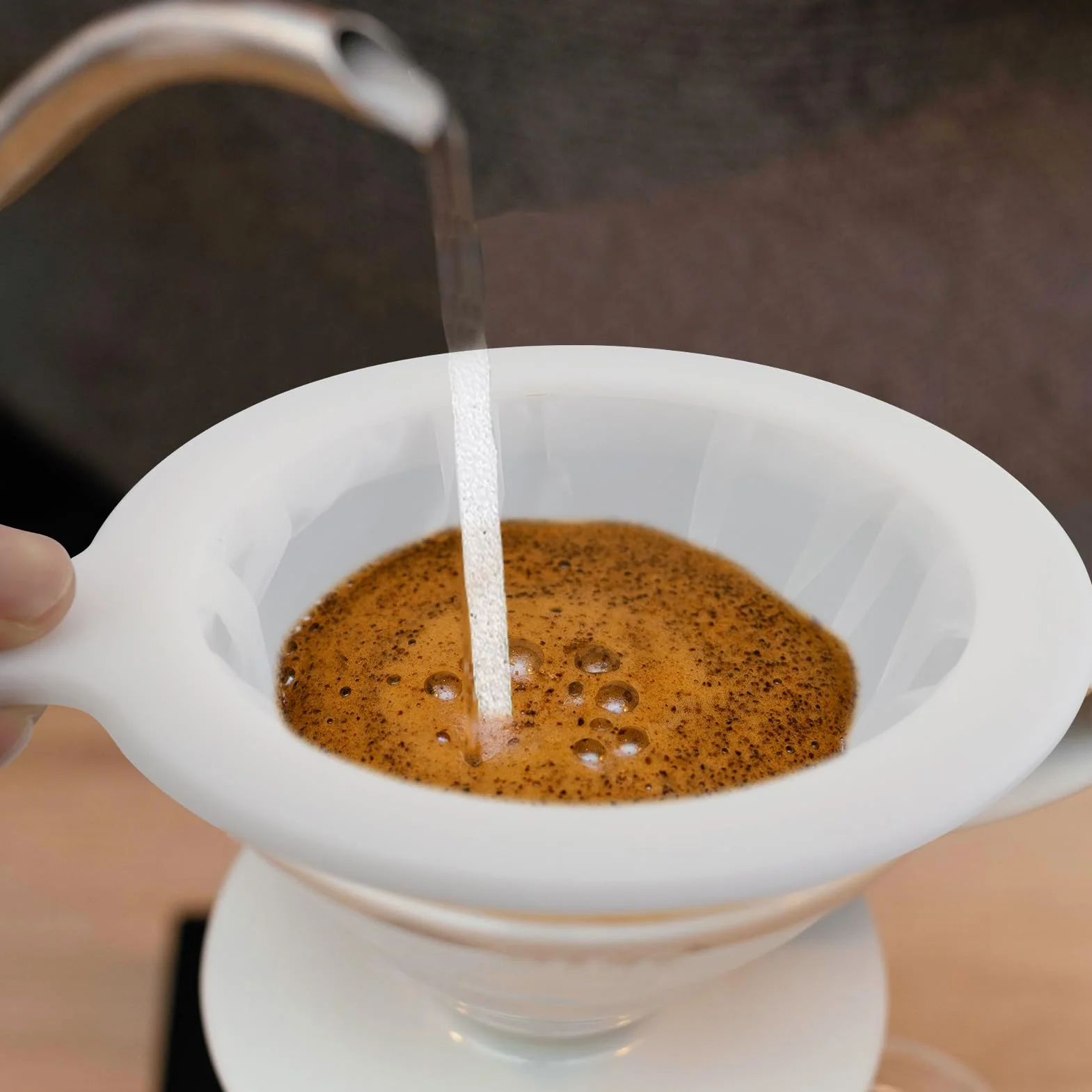 Colador fino, filtro colador, colador pequeño, colador de cocina con gancho adhesivo, colador pequeño para zumo, café (200 malla)