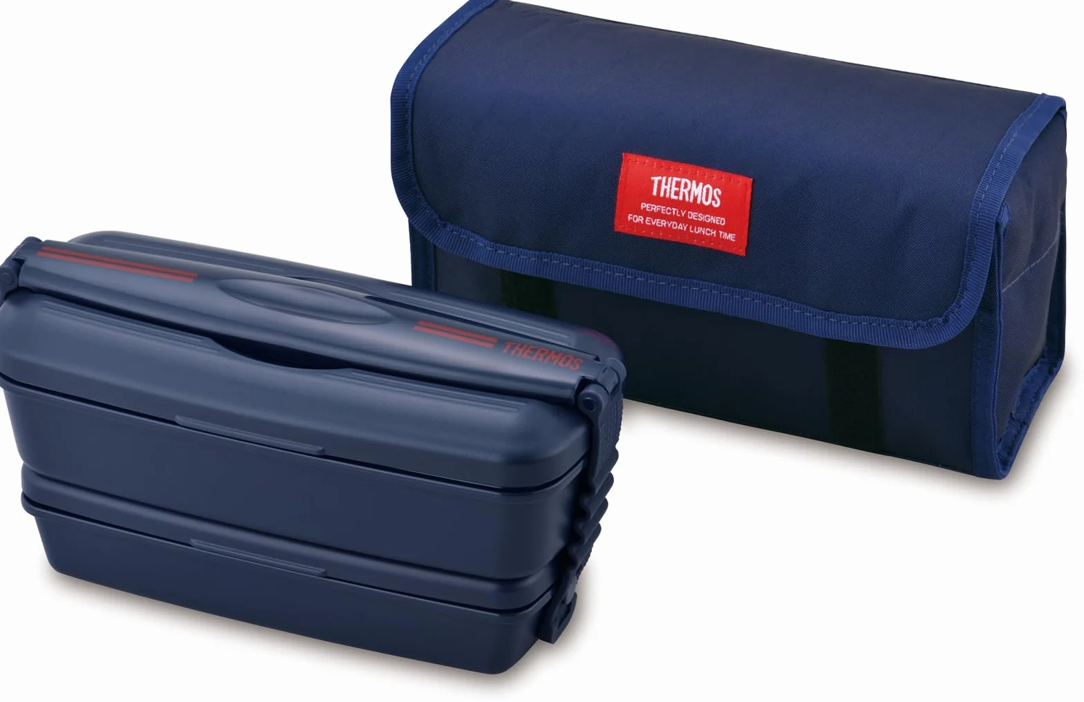 サーモス(THERMOS) DJB-906W DPNV DJB-06 Fiambrera, polipropileno, azul marino profundo