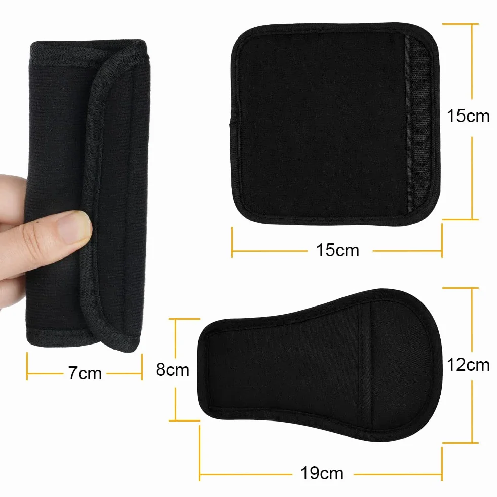 AOMIG Protector Cinturon Coche Niños, 3pcs Almohadilla Cinturon Seguridad Entrepierna