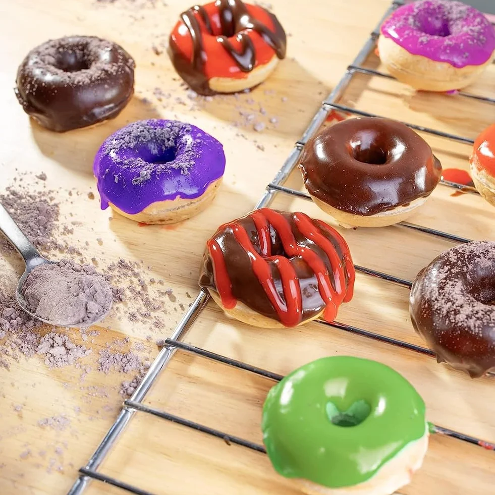 Máquina Eléctrica para Hacer Donas, Cocina con Revestimiento Antiadherente, para Hacer Donas, Aperitivos para Niños, Postres, Mini Máquina para Hacer Donas, Enchufe Europeo C