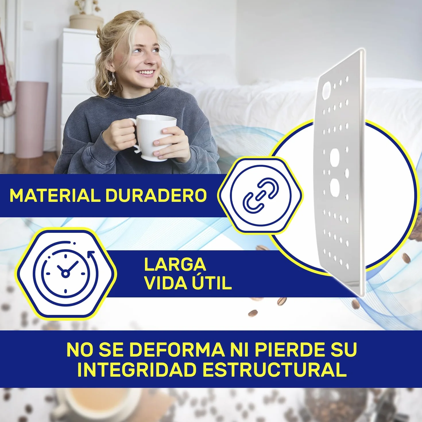 MONTERAL Rejilla de Bandeja de Goteo de Cafetera Superautomática con Código Original 6013216191 6013211171 para DeLonghi Magnifica S ECAM20 ECAM21 ECAM22 - Garantía de 10 Años