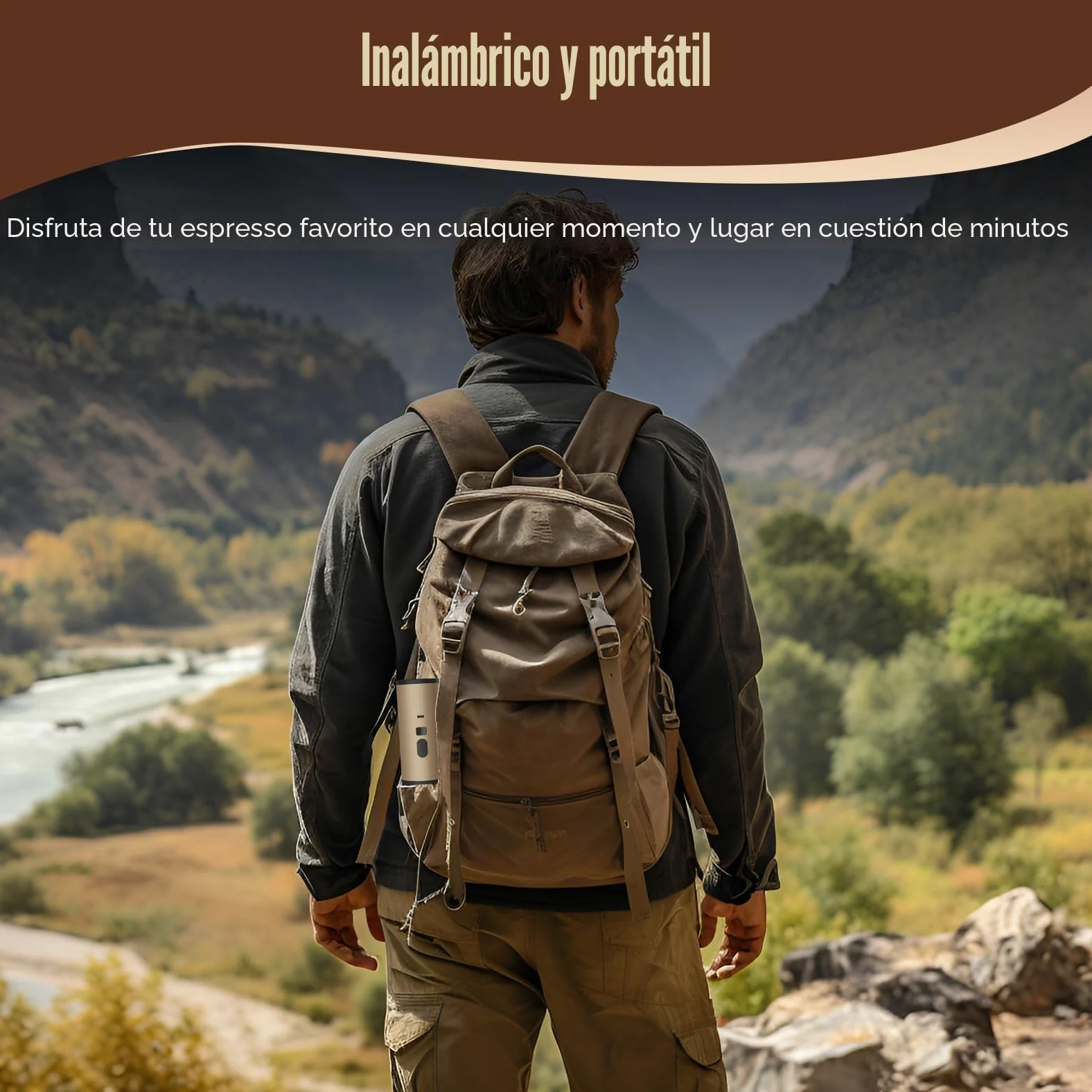 Cafetera 3 en 1, portátil, 72 W, cafetera portátil, 12 V, cafetera de espresso, recargable, USB, cafetera de cápsulas, recipiente de agua, 90 ml, para oficina, camping, coche, viaje (naranja)