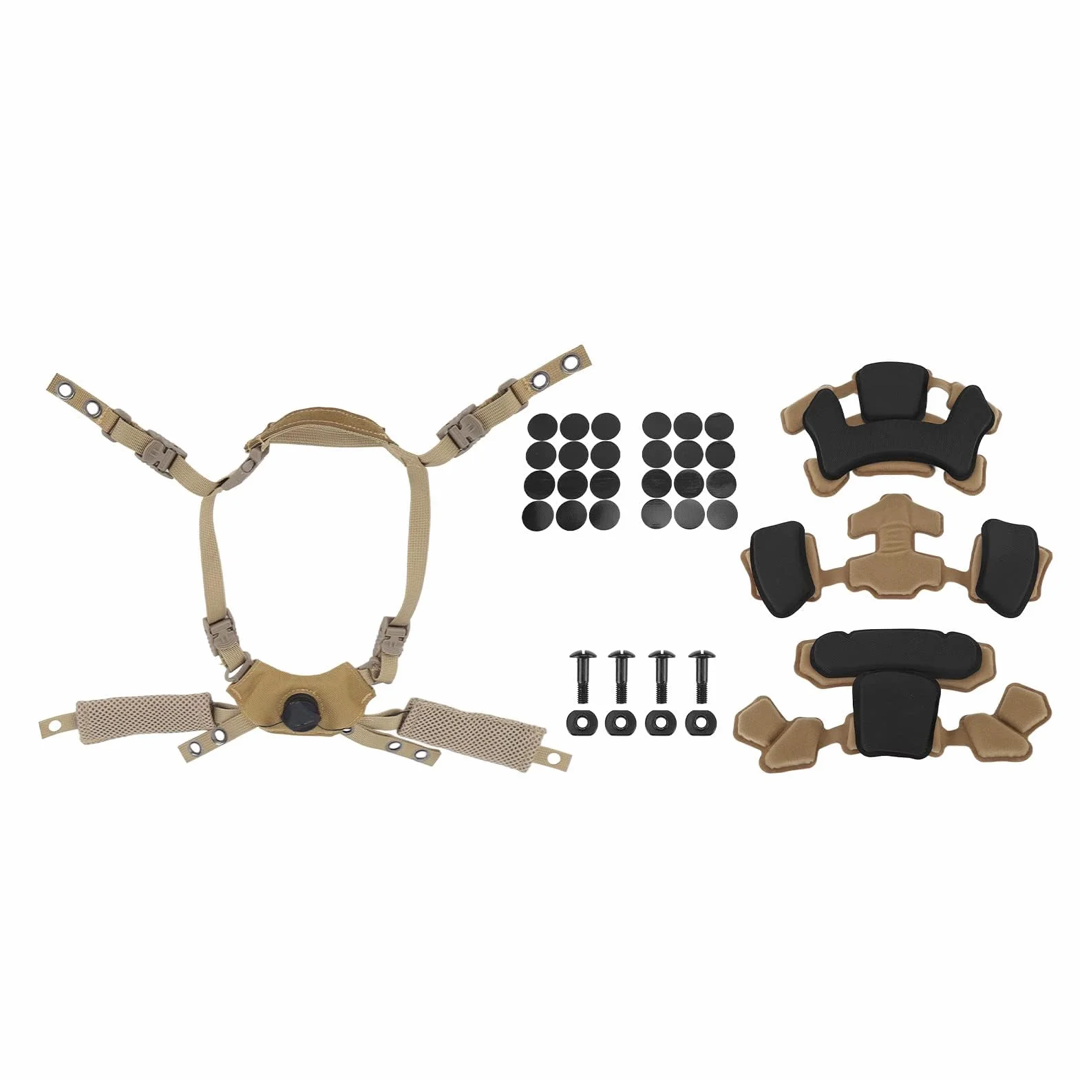 Alomejor Sistema de Suspensión del Dial del Casco, Correa para la Barbilla, Juego de Almohadillas para el Casco, Gran Compatibilidad con Wendy for ME