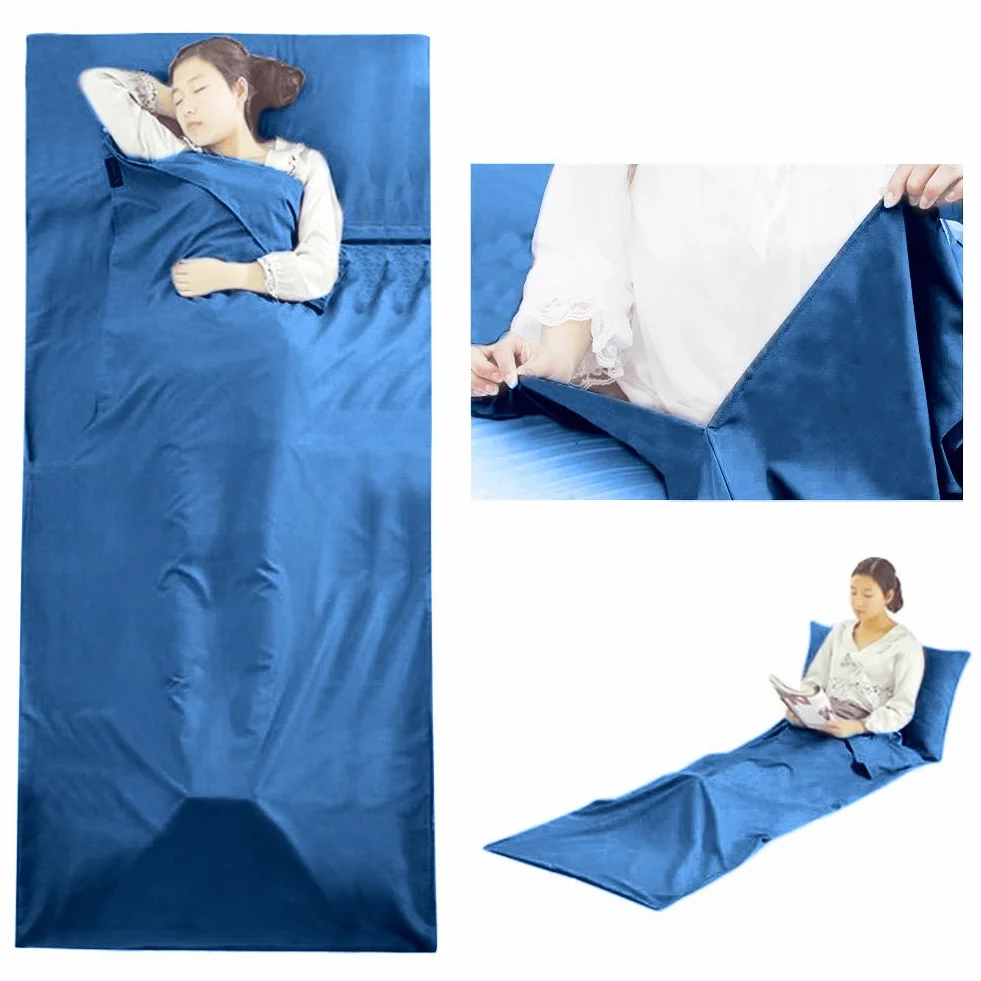 Saco de Dormir Suave y Ligero para Camping, Hostales, Hoteles y Viajes de Verano