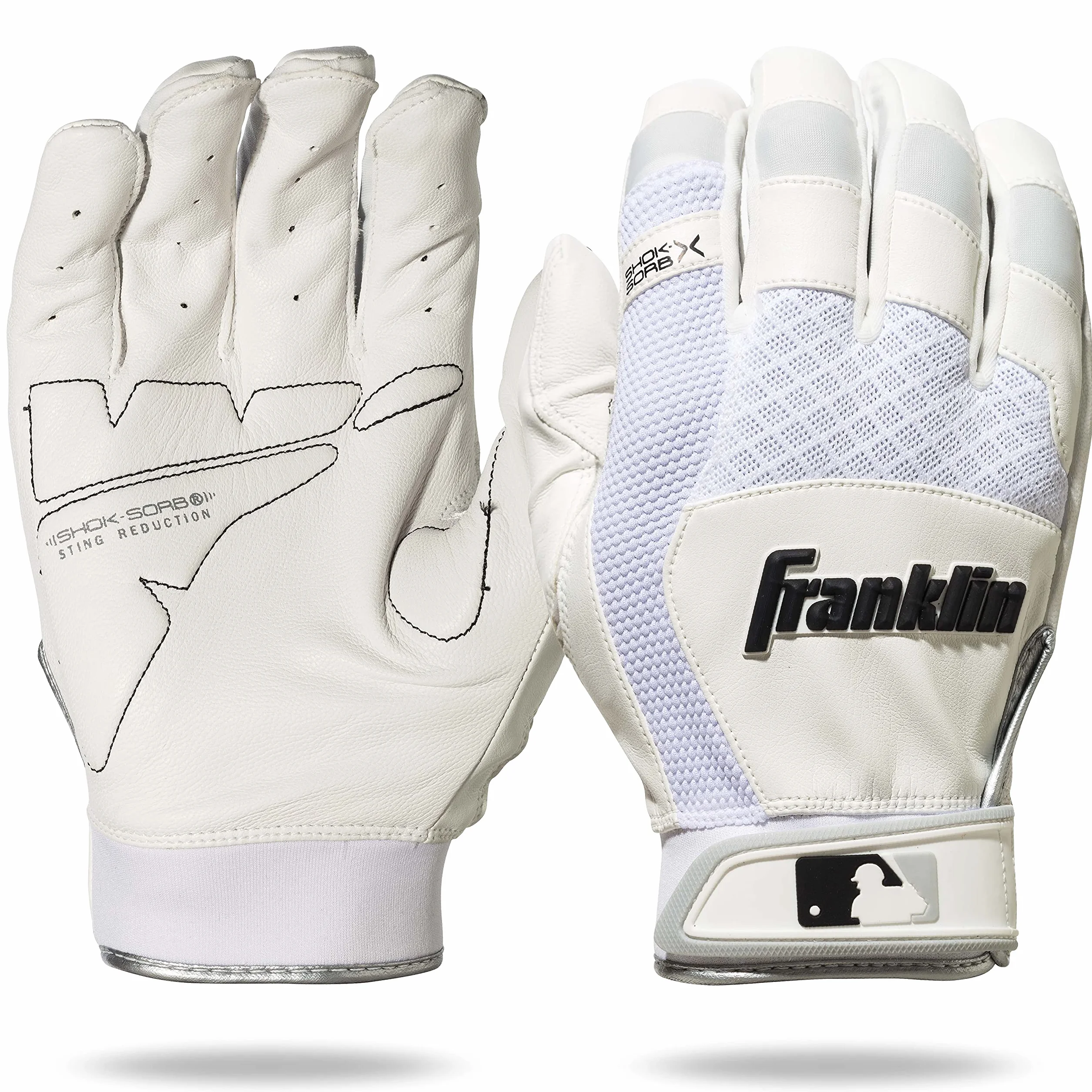 Franklin Sports MLB Shok-Sorb X Guantes de béisbol