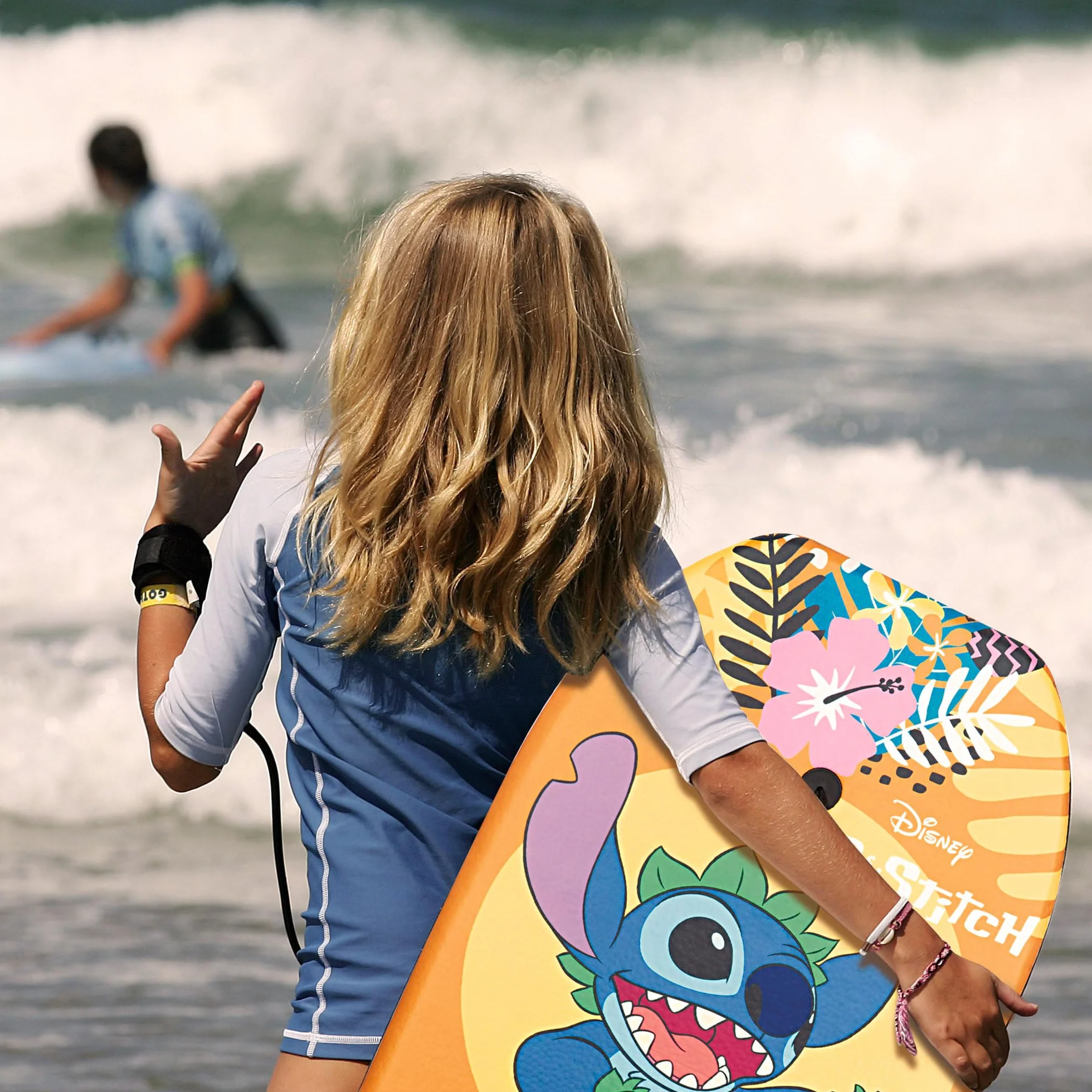 COLORBABY Disney Stitch Bodyboard Infantil 82x45x5 cm Espuma Ligera Playa Piscina