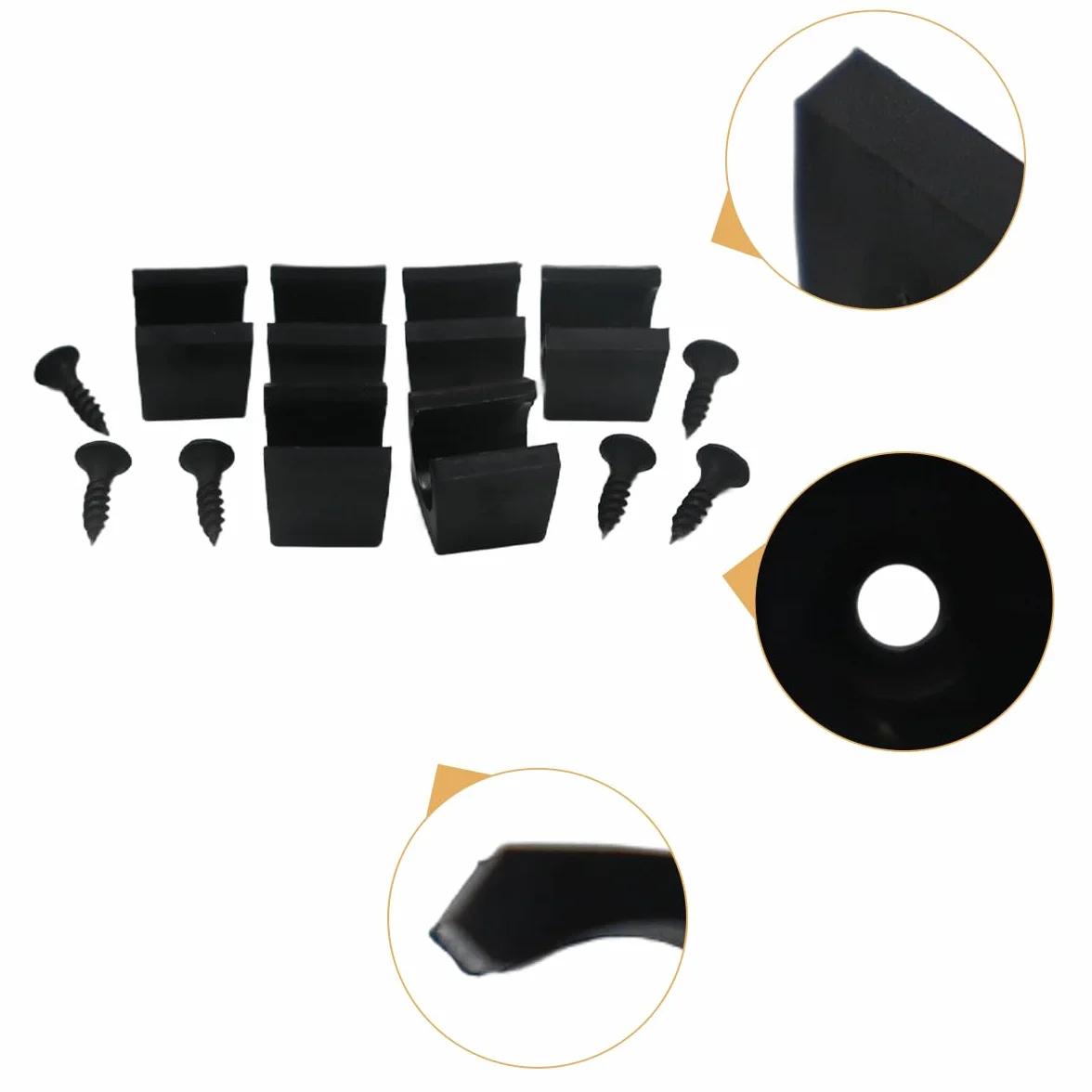 Namvo Soporte para Palos de Billar 6 Abrazaderas fijas