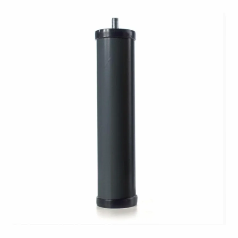 Mobelcenter, Juego de 5 Patas Somier Multiláminas, Patas para somier de Tubo acerado de 50 mm de diámetro, Medidas: Alto: 25 cm y 5 cm de diámetro (1101)