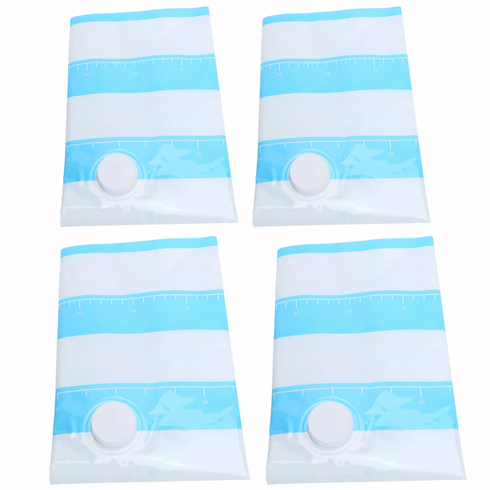 Bolsas de almacenamiento al vacío de viaje para ropa |10 Bolsas de Compresión Reutilizables con Puerto de 3,5 cm |Ahorro de espacio para maletas/hogar/ropa de cama |Cremallera (100 * 80CM)