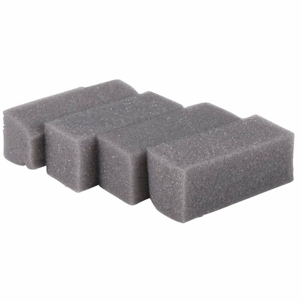 Rayher Hobby 3895200 - Esponjas para Pintar, 50 x 20 x 20 mm, Bolsa de 4 Unidades, Color Gris