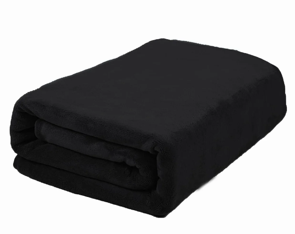 WEFIVE Toallas de baño de gran tamaño, toallas de ducha de microfibra, toalla de baño extra grande para adultos, toalla de playa súper suave de secado rápido (40 x 80 pulgadas, negro)