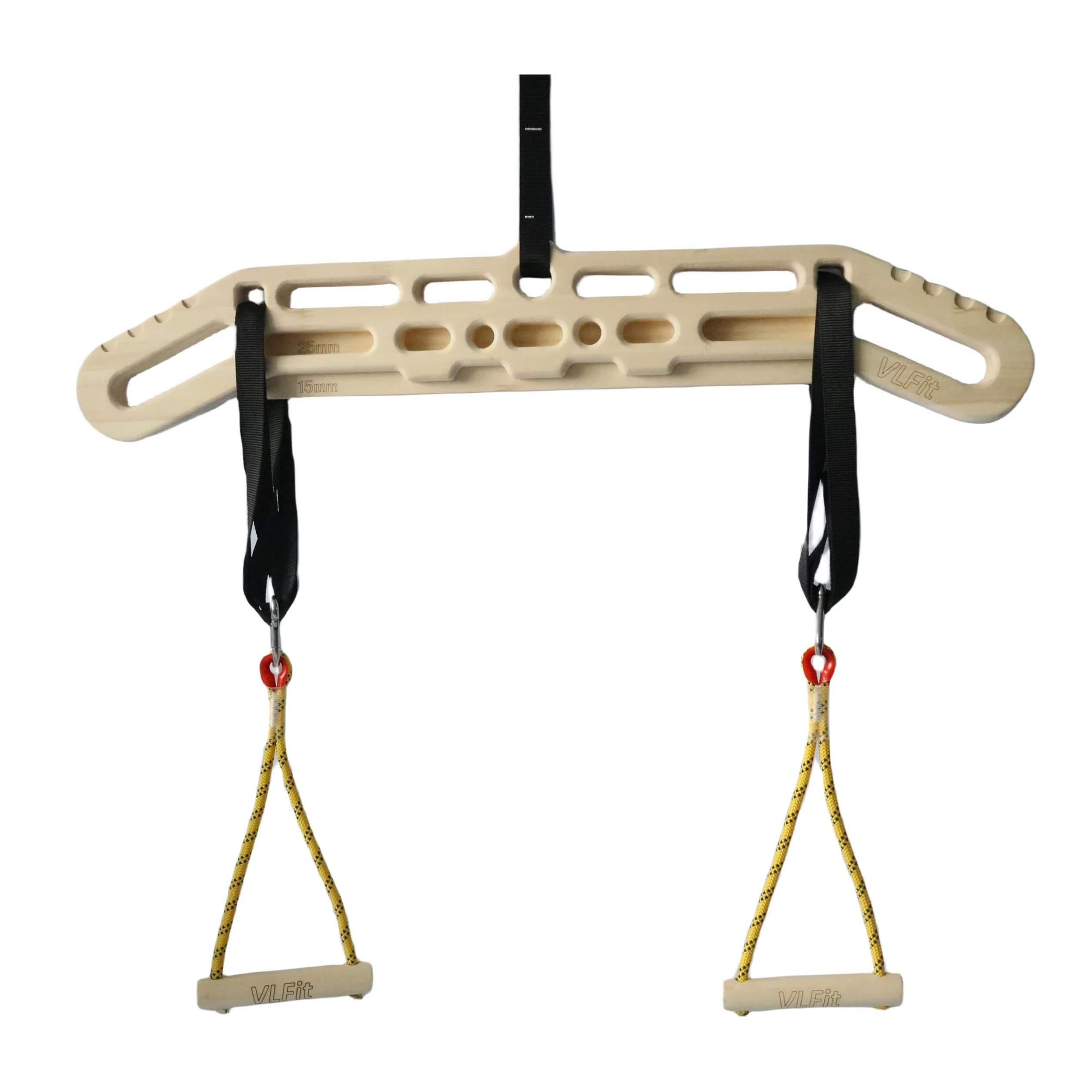 VLFit Hangboard Madera Entrenamiento Suspensión Escalada Roca Fuerza Agarre Dedos