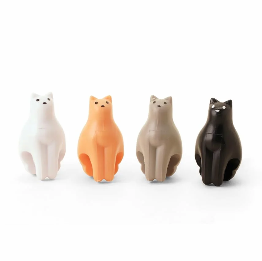 Kickerland - Soportes para bolsas de té con diseño de gato