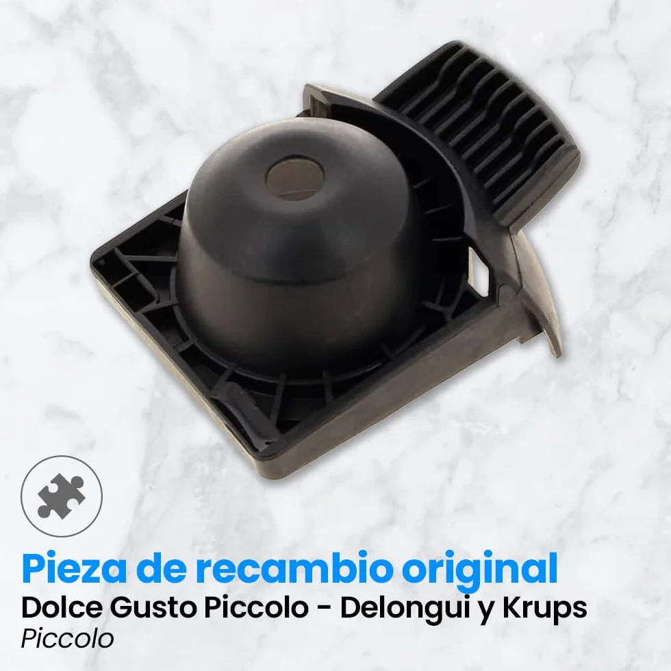 ANAKEL HOME MS-622727 Recambio Soporte de Cápsulas compatible con Cafetera Dolce Gusto Piccolo Krups KP1000 Porta Cápsulas para Dolce Gusto Piccolo Delongui y Krups Negro | SOLO PARA MODELO PICCOLO