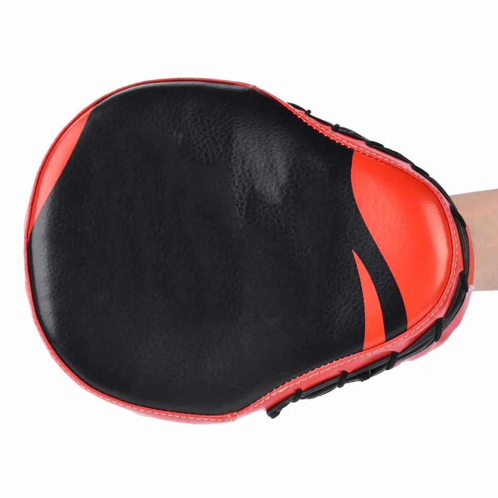 Almohadilla de Mano, manopla de Boxeo, Cuero PU + Espuma para Entrenamiento, Gimnasio, Boxeo tailandés