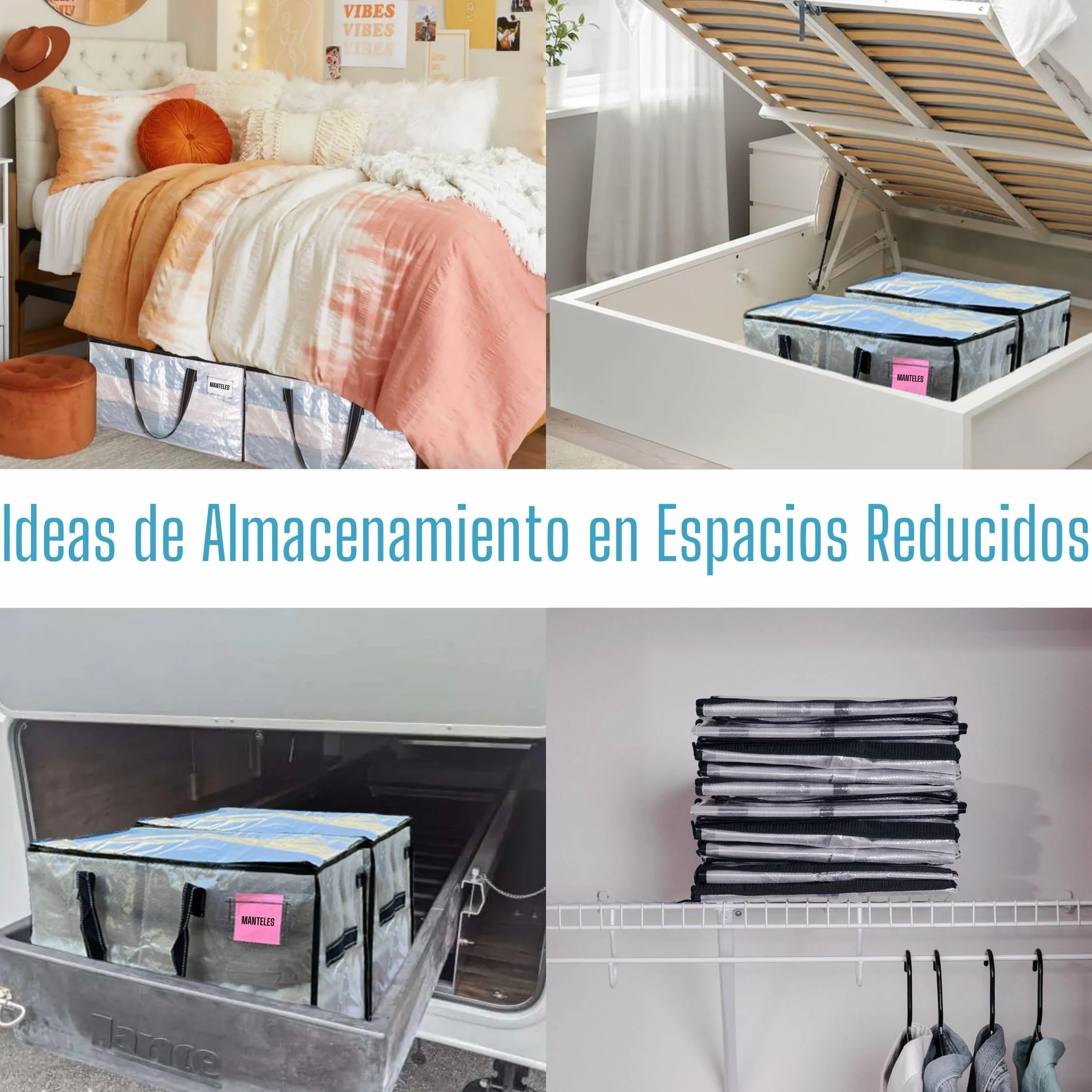 VENO Bolsa de Mudanza Grande y Resistente, Esenciales de Dormitorio Universitario, Organizador de Almacenamiento de Ropa con Cremallera, Almacenaje el Dormitorio(Transparente,Pack de 2)