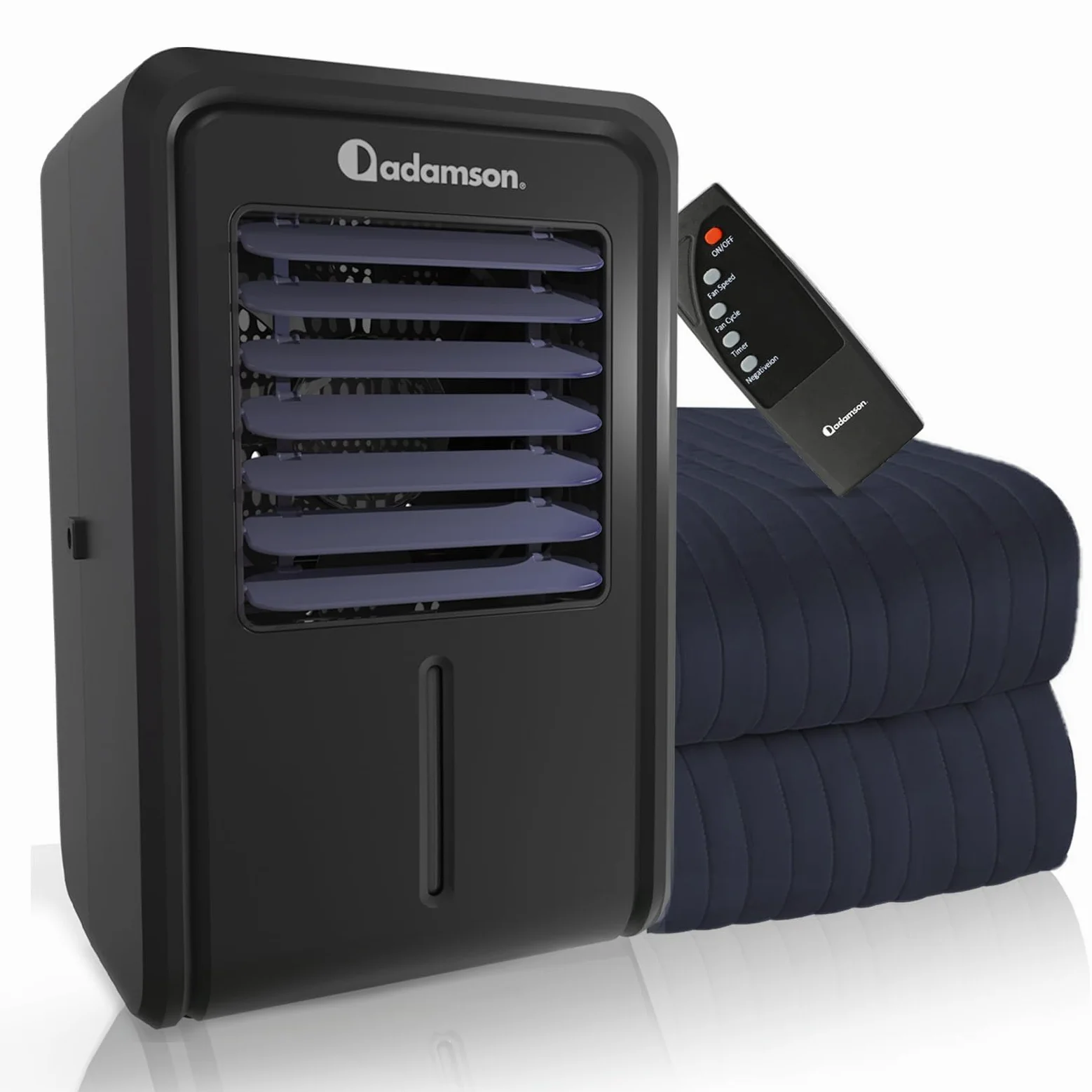 Sistema de enfriamiento para Cama Adamson B10 - Twin 75" L x 39" W - Almohadilla de enfriamiento para colchón 100% algodón para Sudores nocturnos - Enfriador de Cama de a