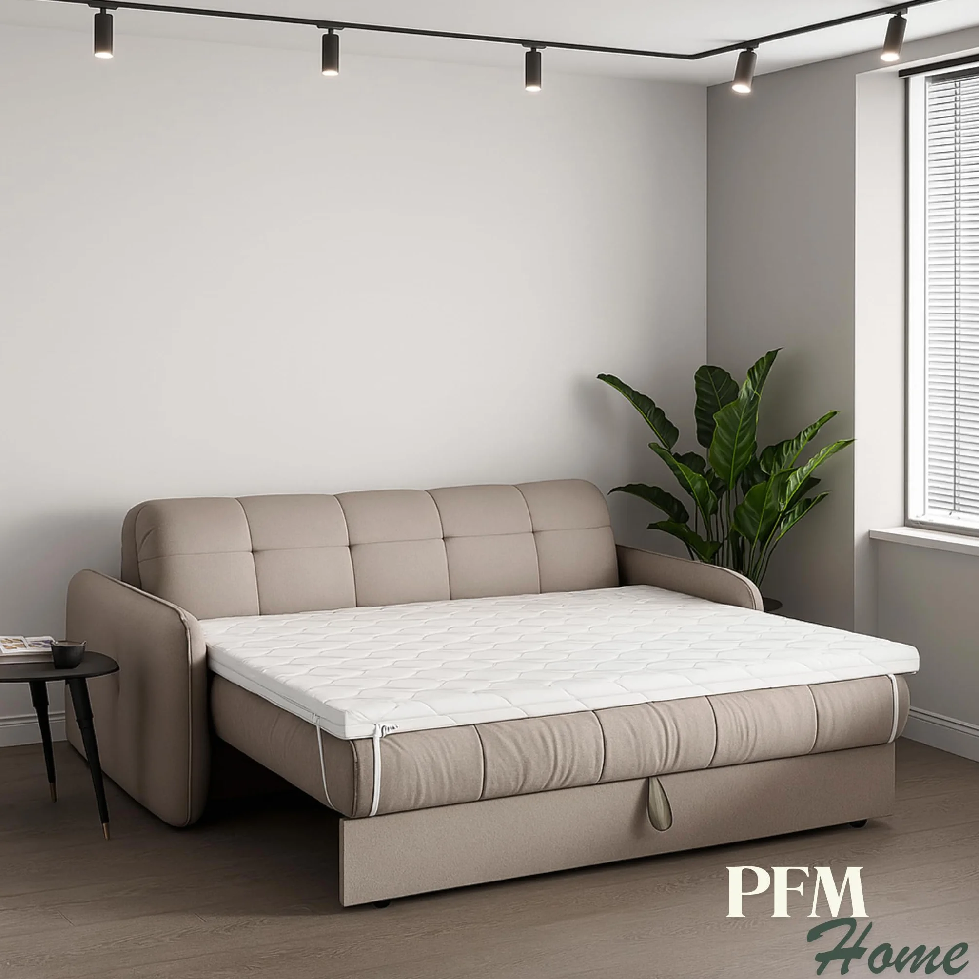 Topper para colchón de 180 x 190 cm - de espuma elástica Ergo - Con funda de microfibra extraíble y antialérgica - Innovadora tecnología FüllPro+
