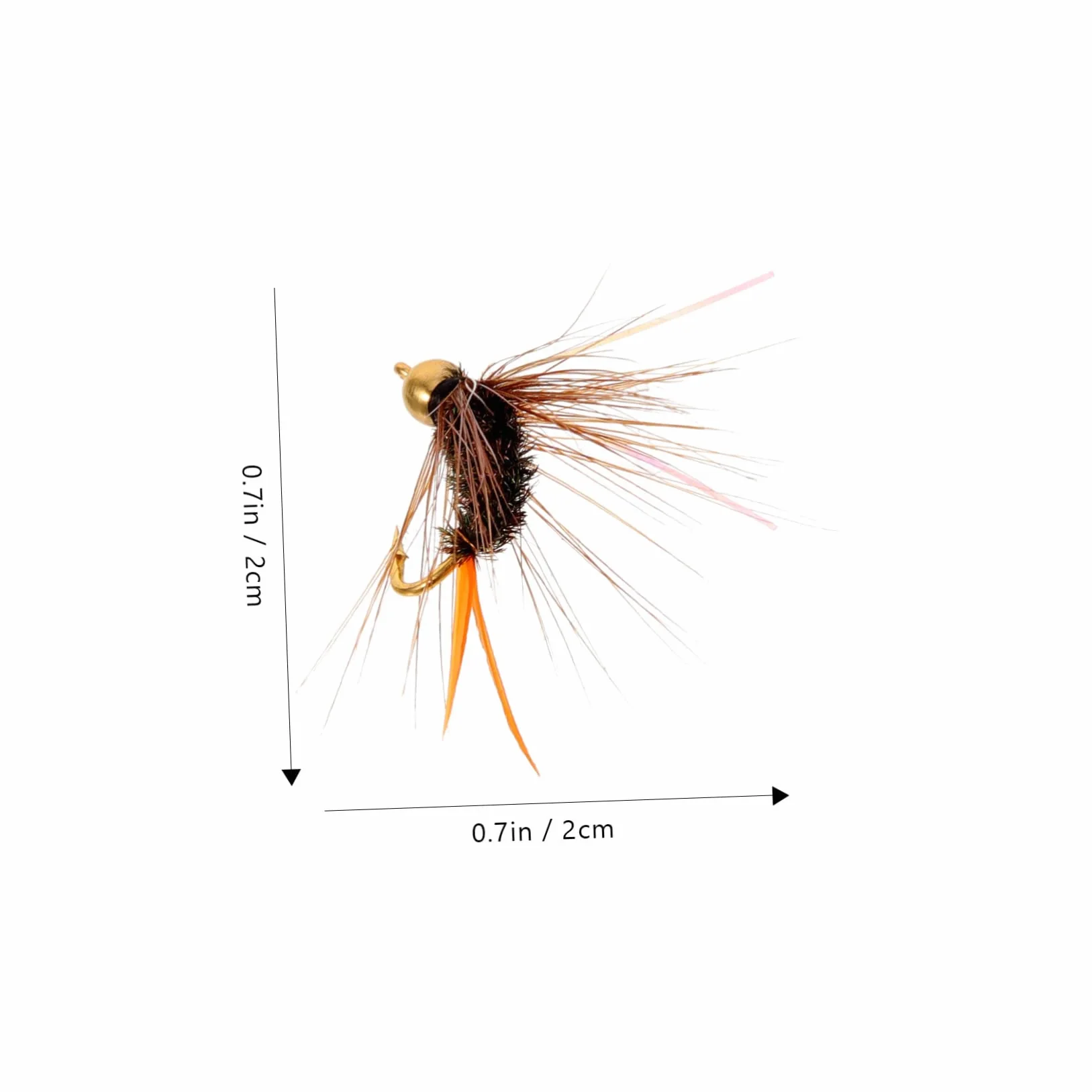 BESPORTBLE Anzuelos De Pesca Black Bass 12 Piezas Ninfas Pesca Trucha