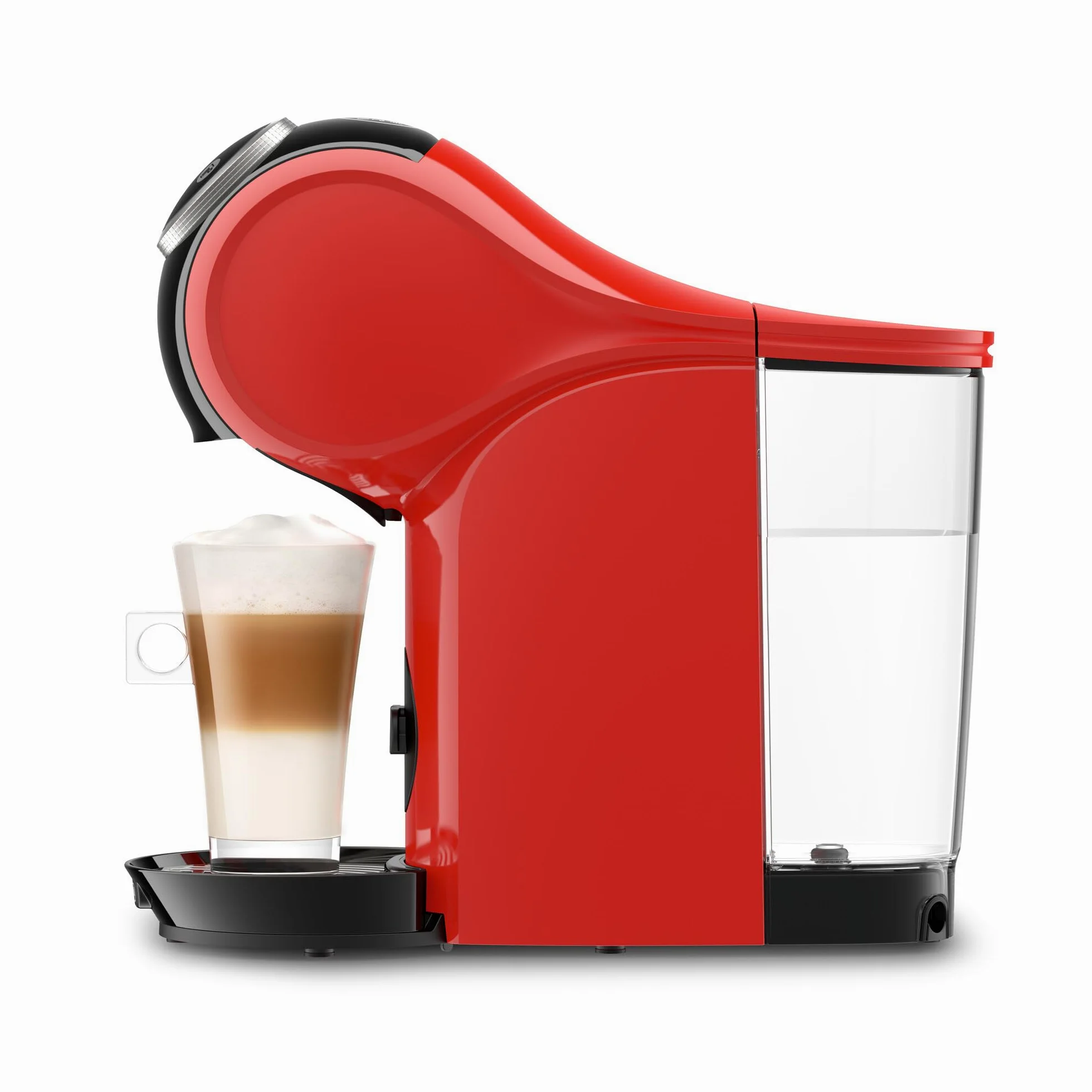 NESCAFÉ DOLCE GUSTO Genio Plus Line EDG315.R - Cafetera automática de cápsulas, 15 bares de presión, 0.8 l, color rojo