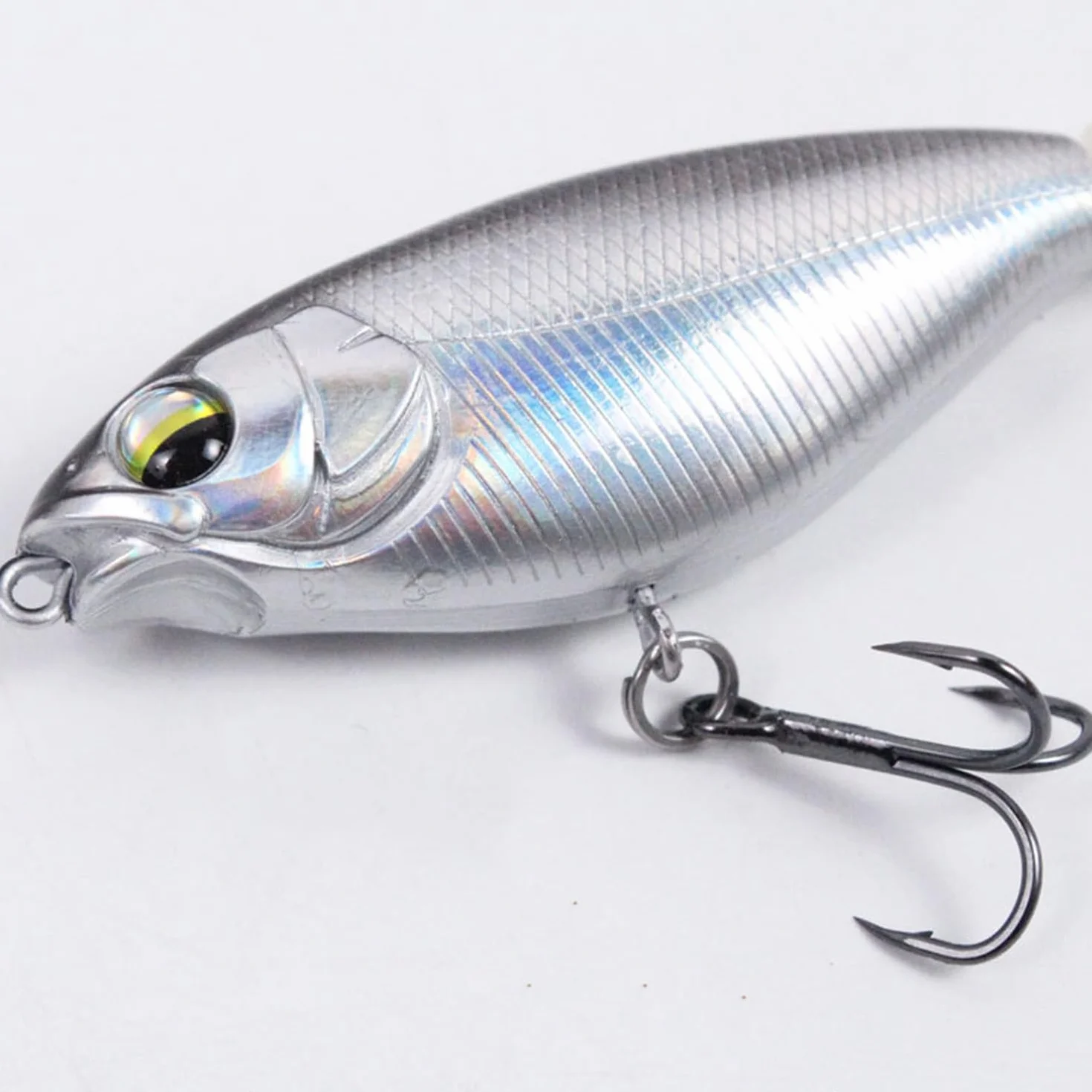 5 Piezas Cebo Artificial, Topwater Señuelos, Kits de Señuelos, Señuelos de Pesca Spinning Mar, Artificiales Wobblers, Cebo Flotante de Superficie, con Cola de Hélice, para Agua Dulce o Salada