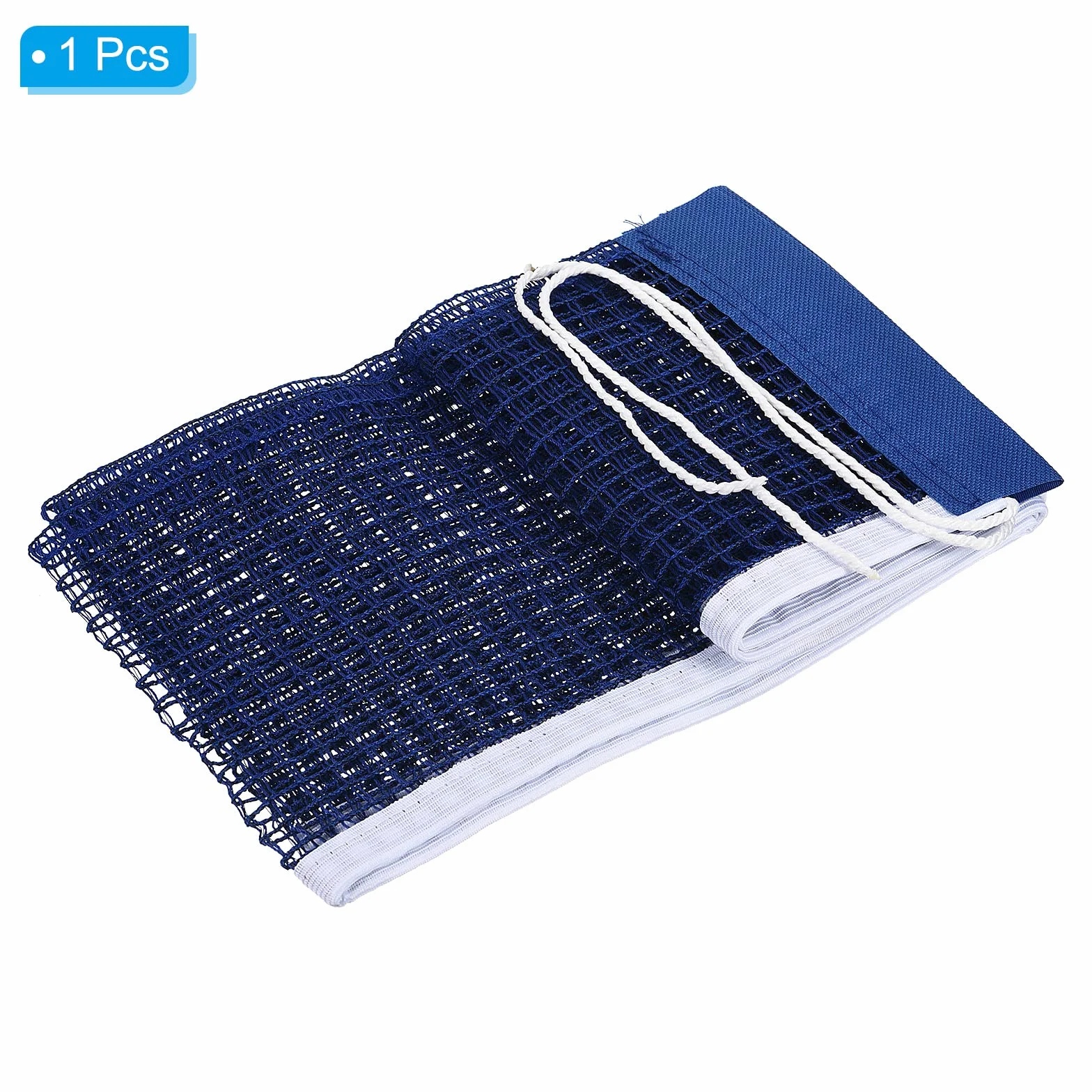 PATIKIL Mesa Tenis Red Reemplazo Ping Pong Cuerda Tensión Accesorios Poliéster Algodón Azul