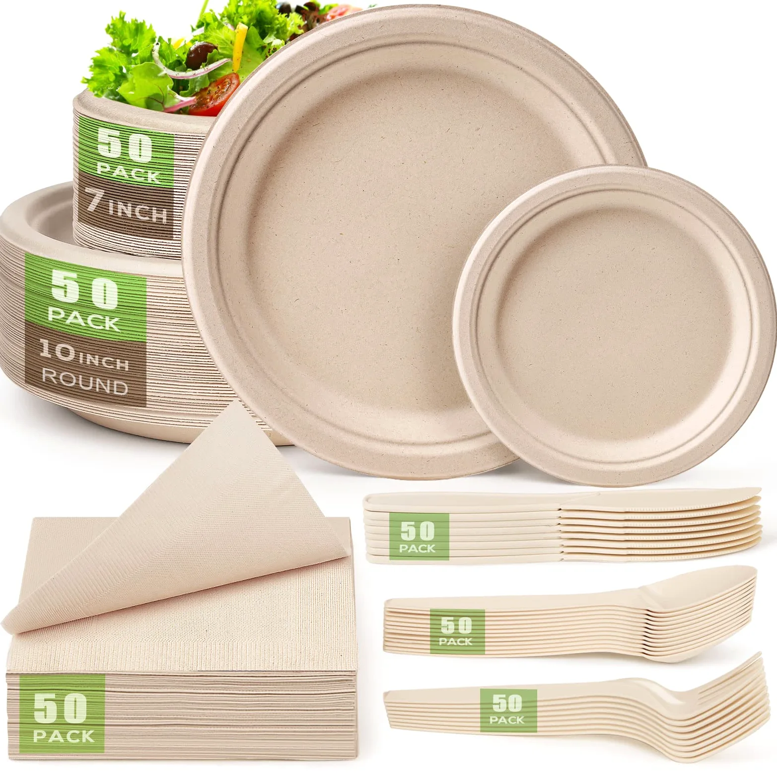 Gezond Disposable Plate