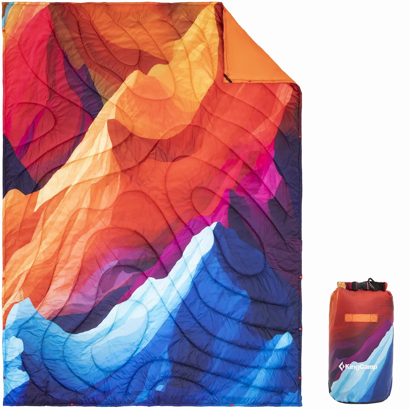 KingCamp Manta Camping Ultraligera 200x145 cm Impermeable Compacta Multiusa