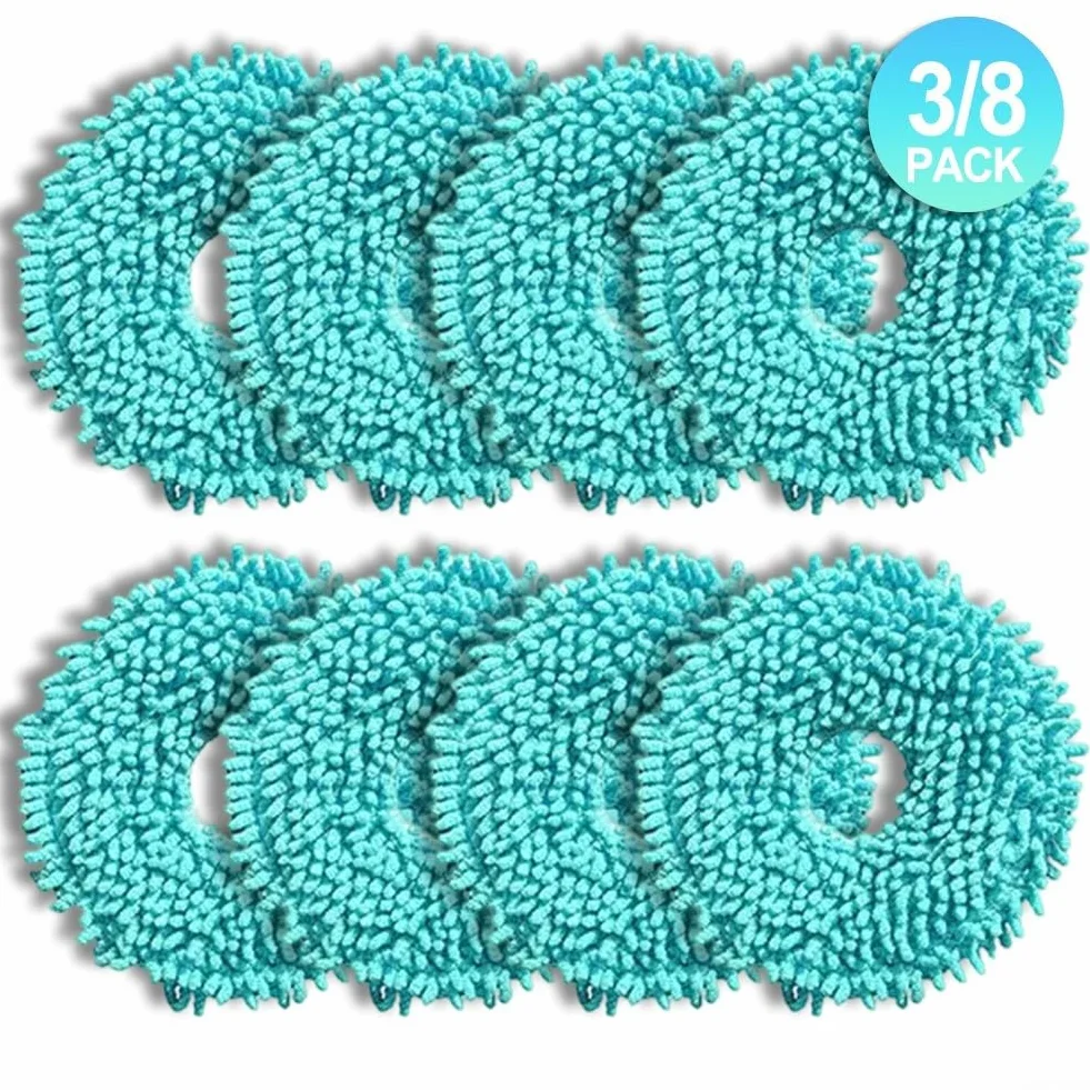 8 Piezas Almohadillas Para Mopa De Microfibra Almohadillas De Repuesto Para Mopa Para Conga 13090 Spin Revolutions Home&Wash Robot Aspiradoras, Recambios Lavables Y Reutilizables