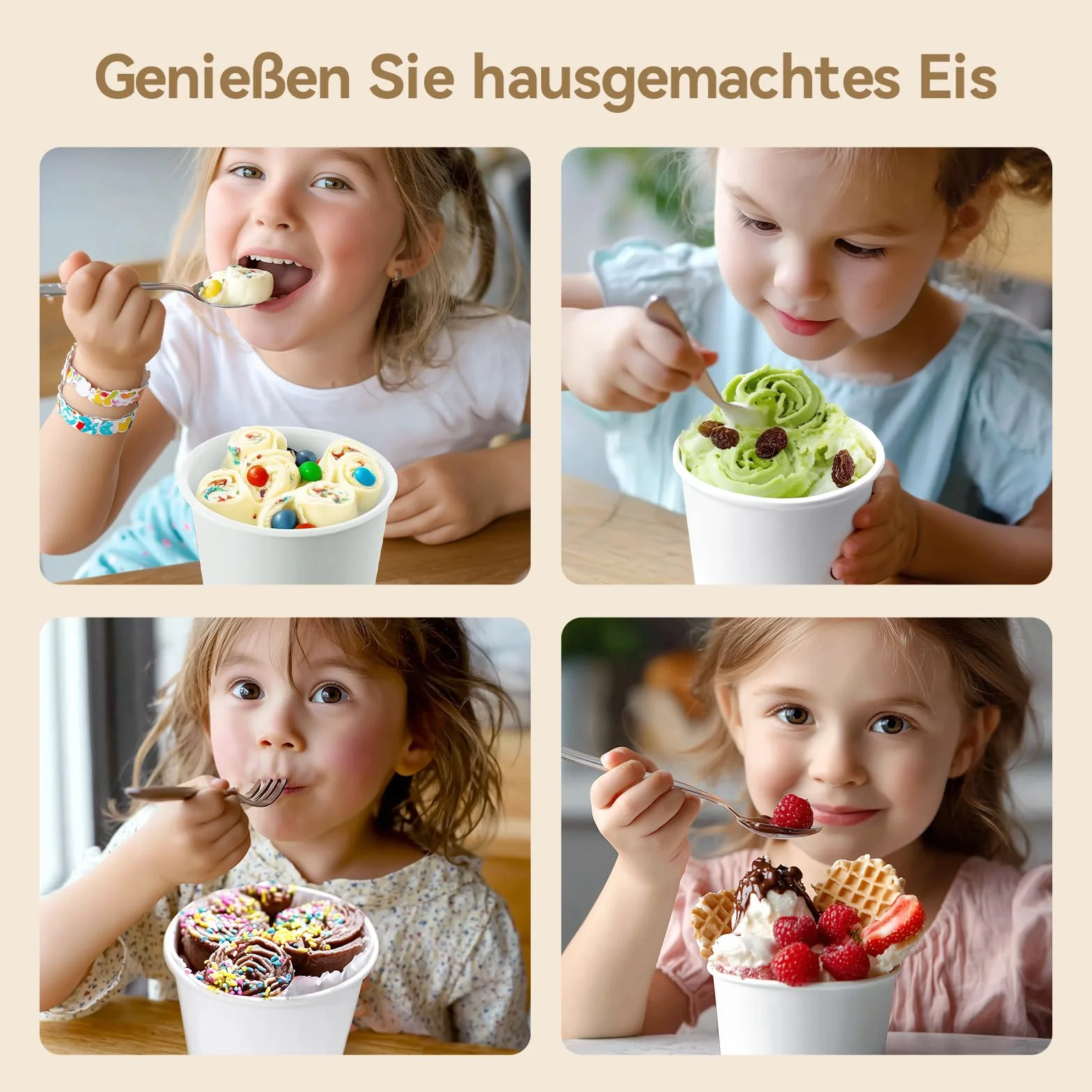 Máquina de helado enrollada, acero inoxidable SUS316 de grado alimenticio, bandeja instantánea para hacer helados con tapa y 2 espátulas, máquina de yogur congelado para actividades, Verde